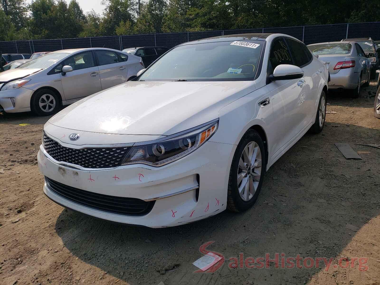 5XXGU4L36GG058008 2016 KIA OPTIMA