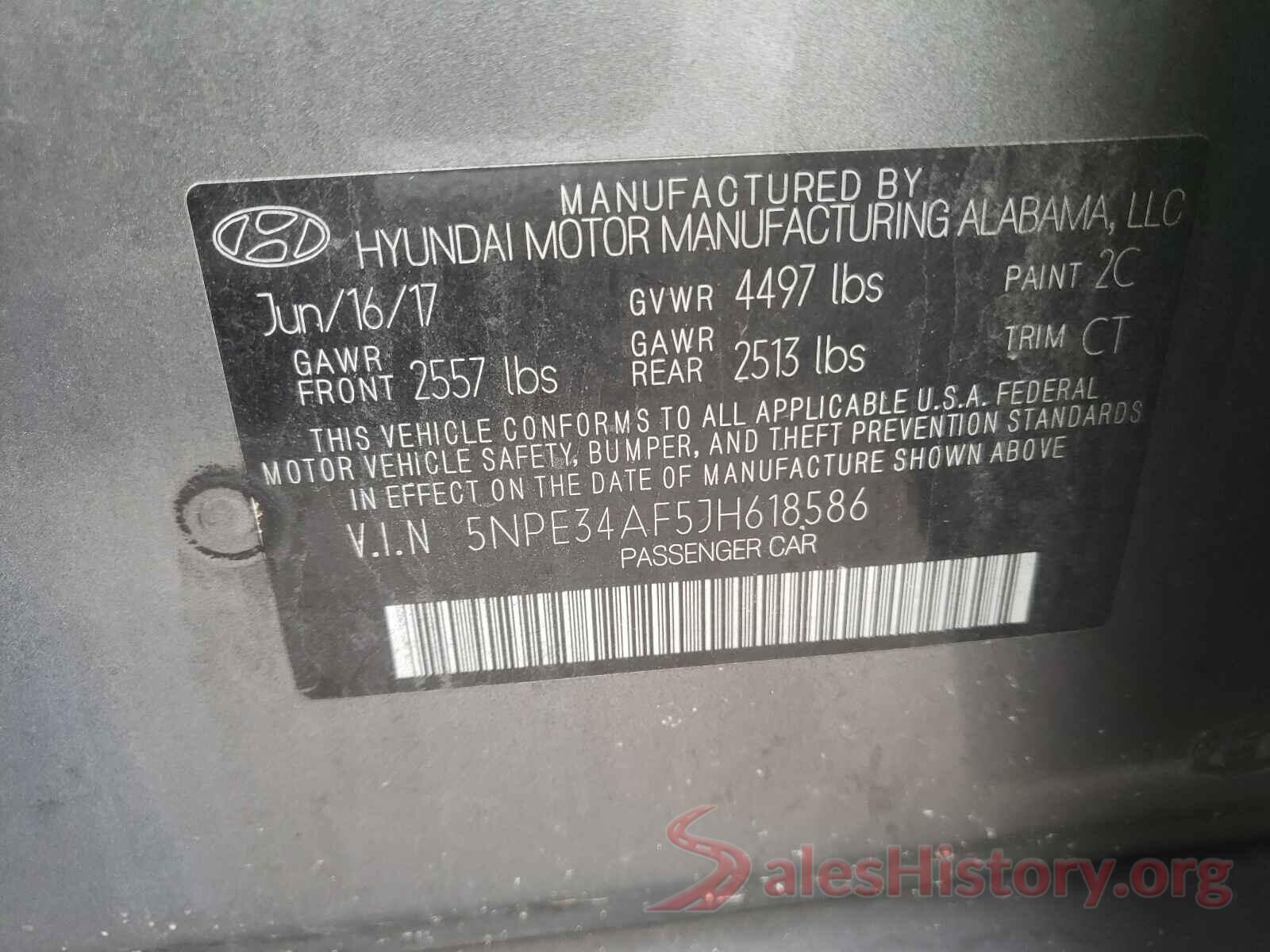 5NPE34AF5JH618586 2018 HYUNDAI SONATA