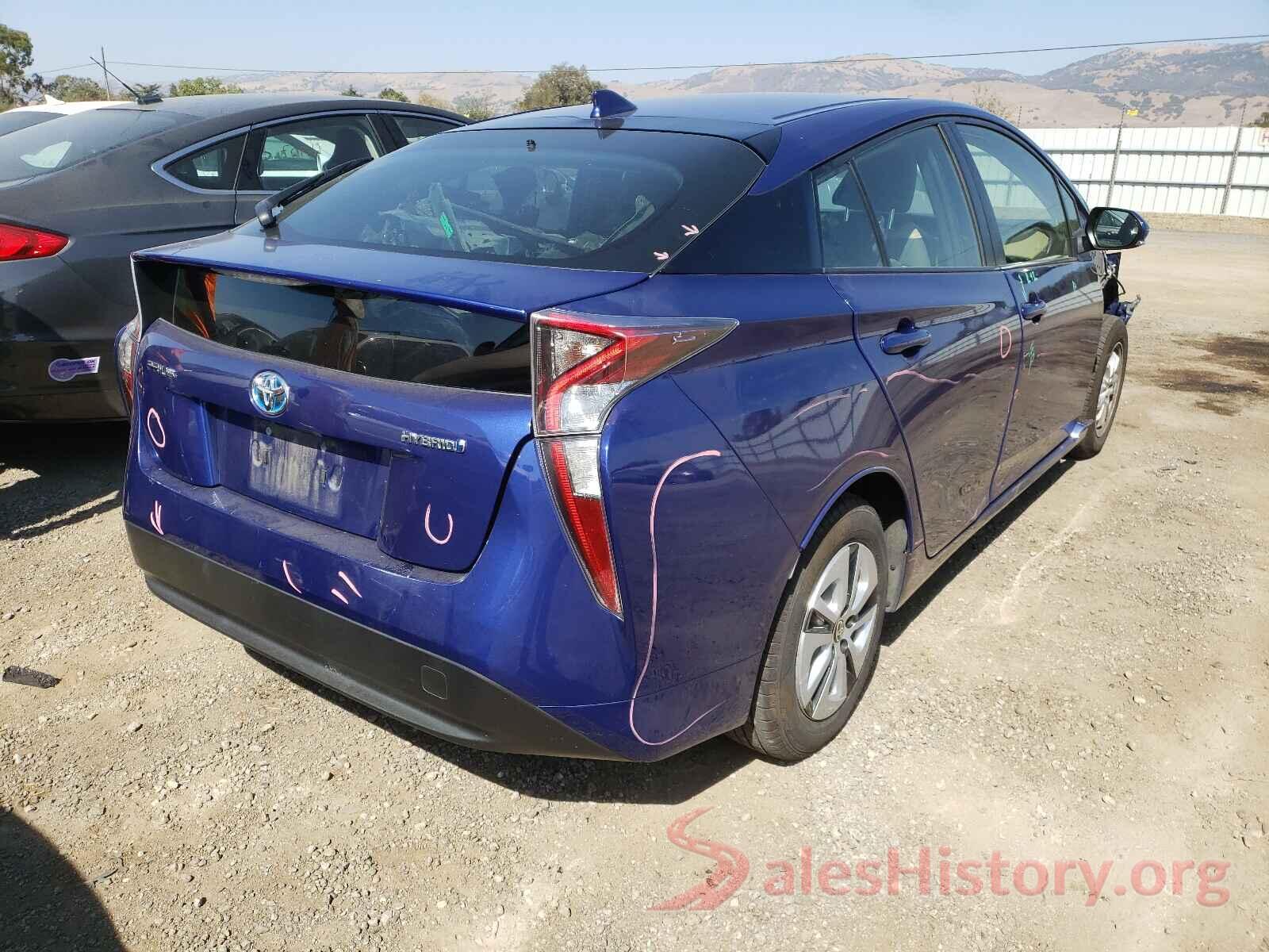 JTDKBRFU2G3511316 2016 TOYOTA PRIUS