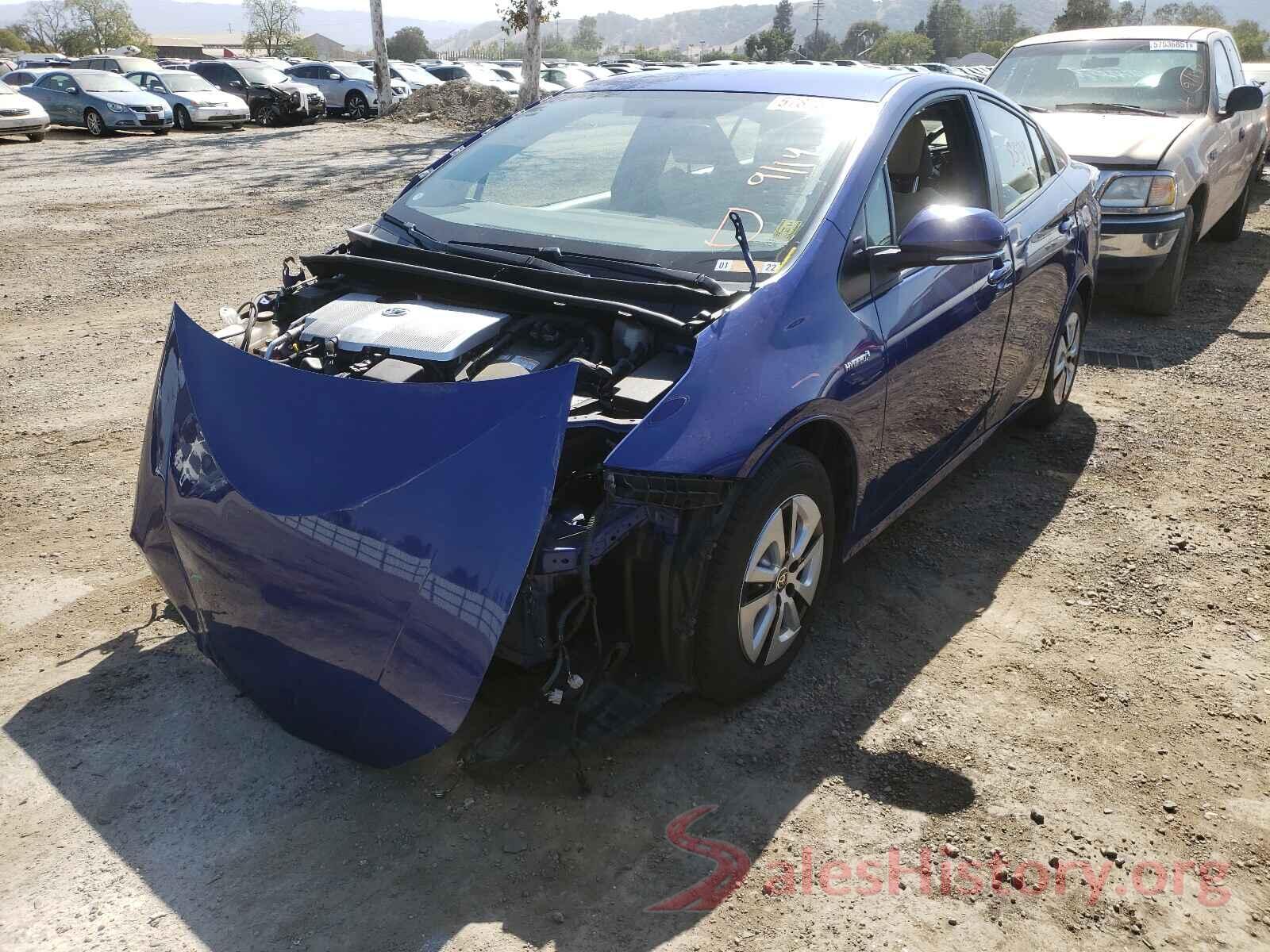 JTDKBRFU2G3511316 2016 TOYOTA PRIUS