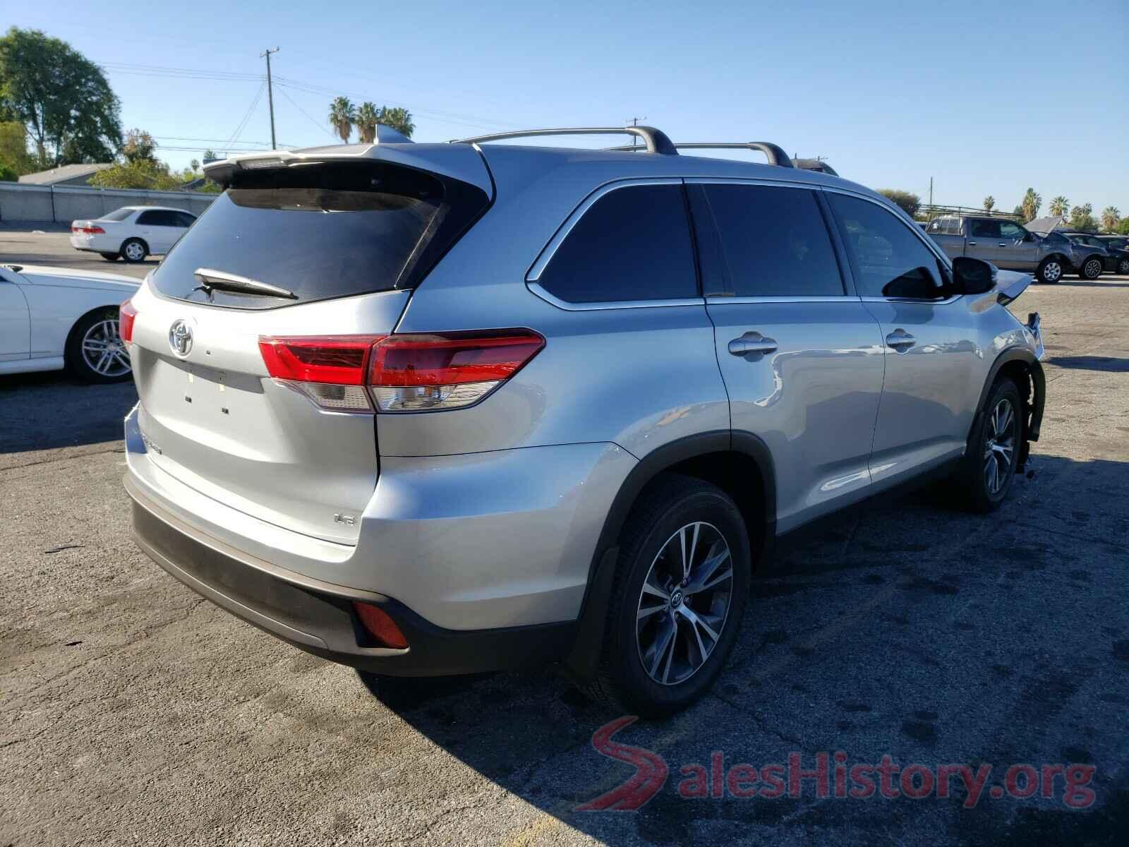 5TDZZRFH9KS347292 2019 TOYOTA HIGHLANDER