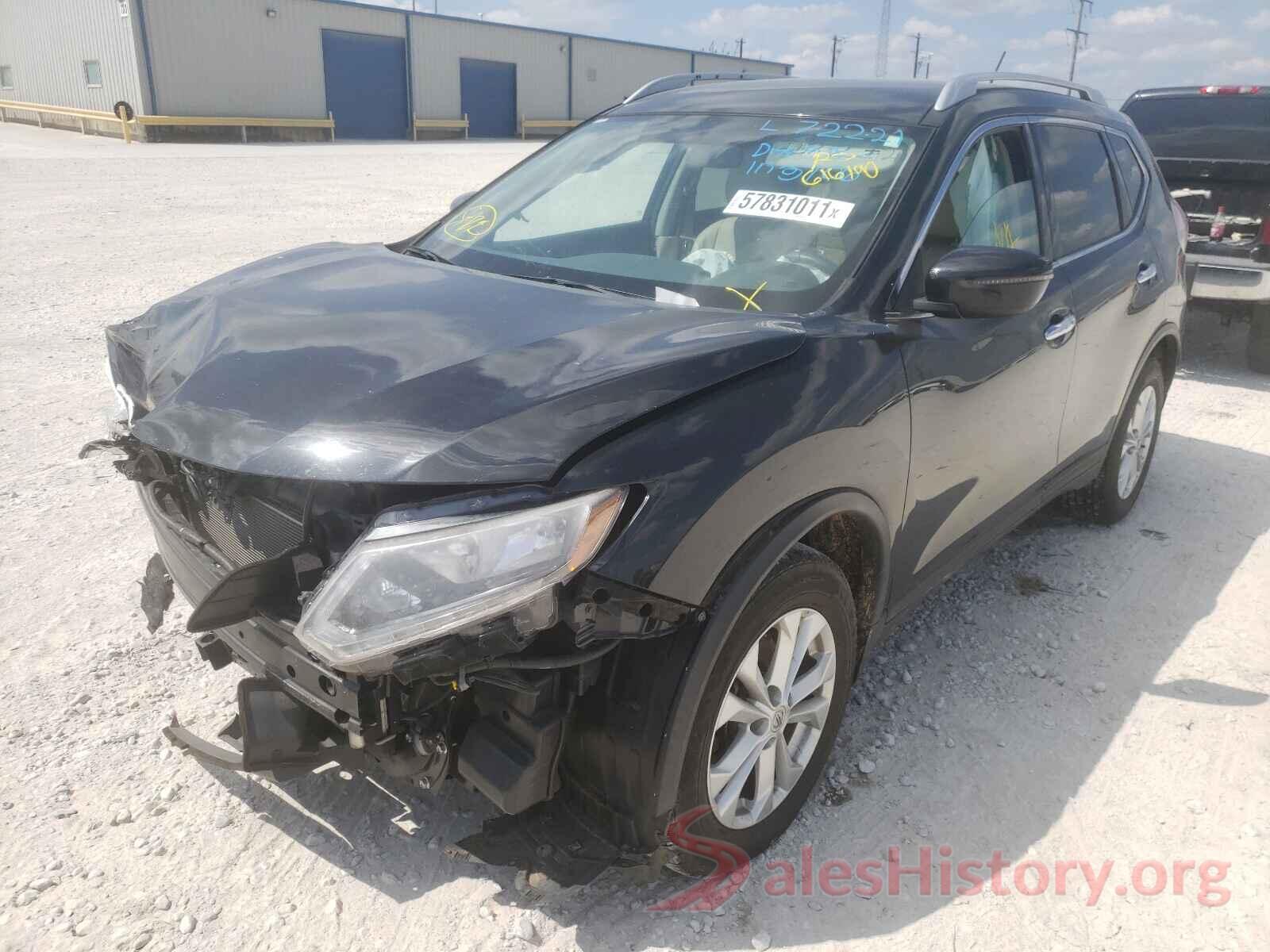 KNMAT2MT1GP616190 2016 NISSAN ROGUE