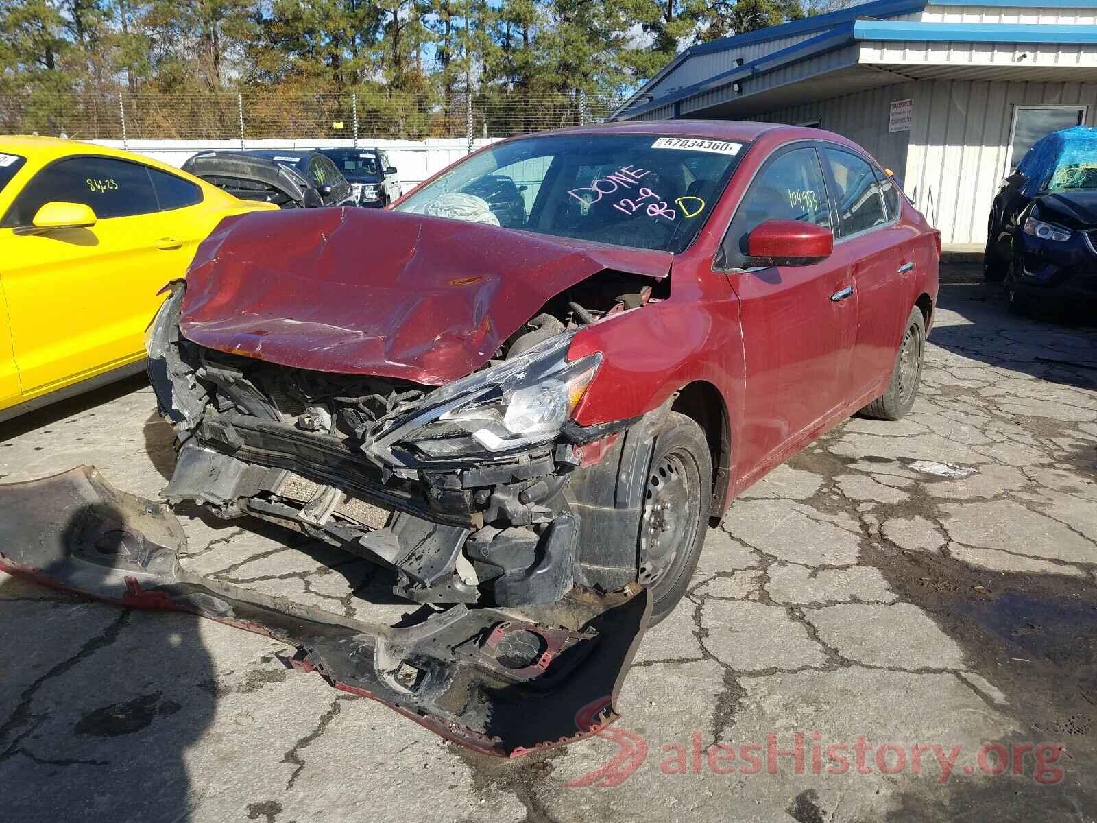 3N1AB7AP3GY323223 2016 NISSAN SENTRA