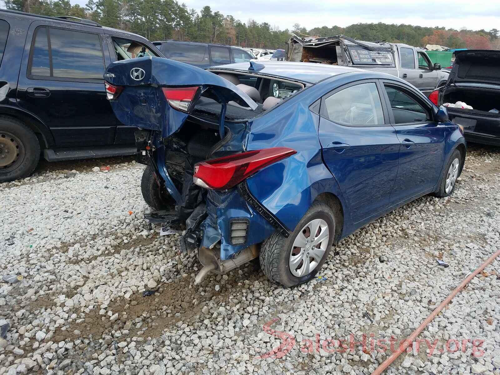 KMHDH4AE0GU633706 2016 HYUNDAI ELANTRA