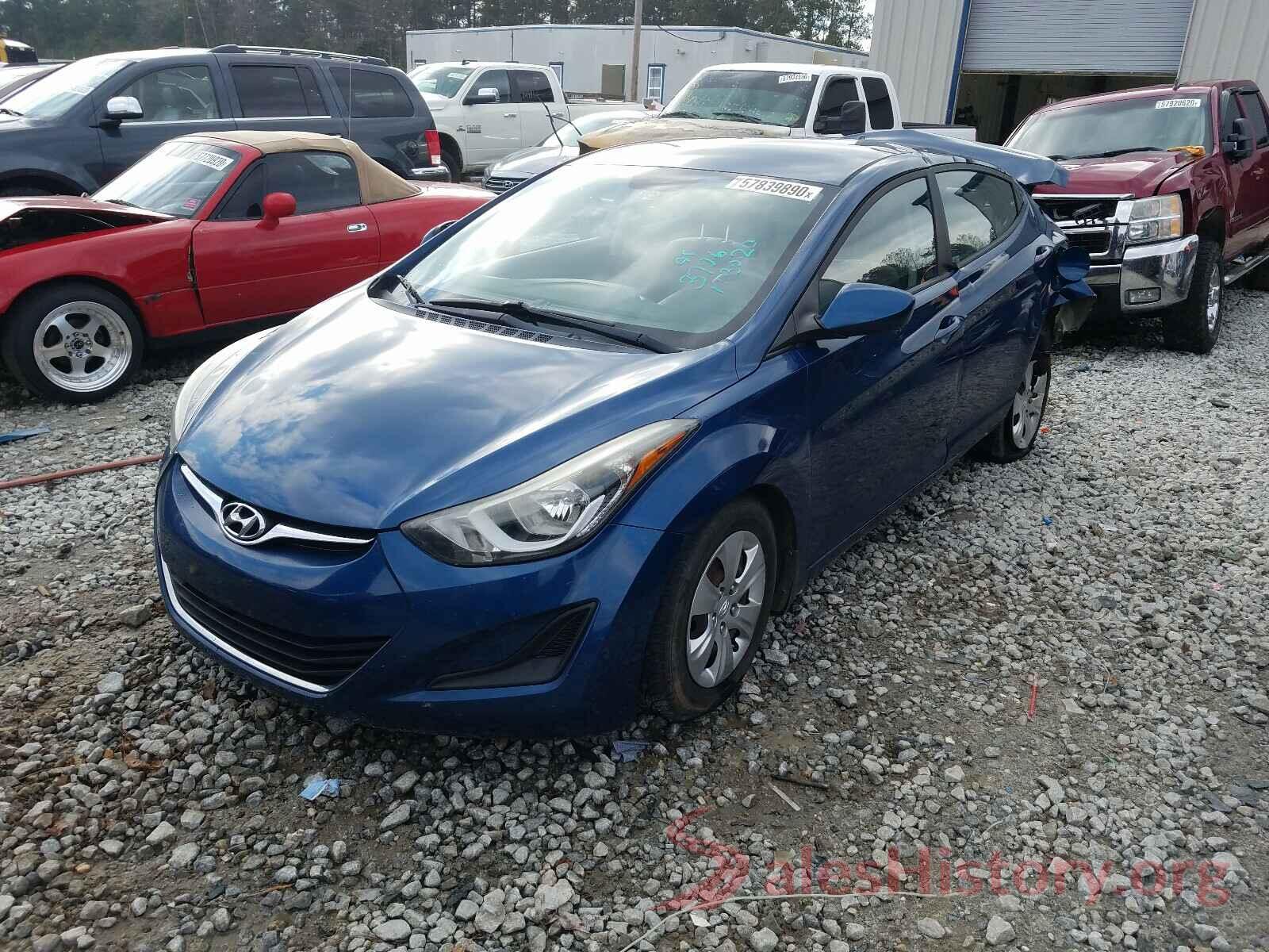 KMHDH4AE0GU633706 2016 HYUNDAI ELANTRA