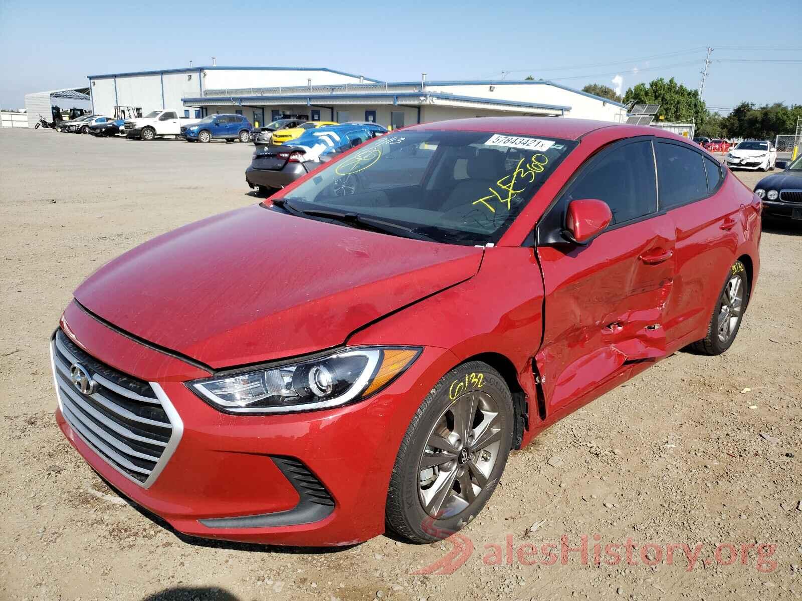 5NPD84LF1HH076178 2017 HYUNDAI ELANTRA