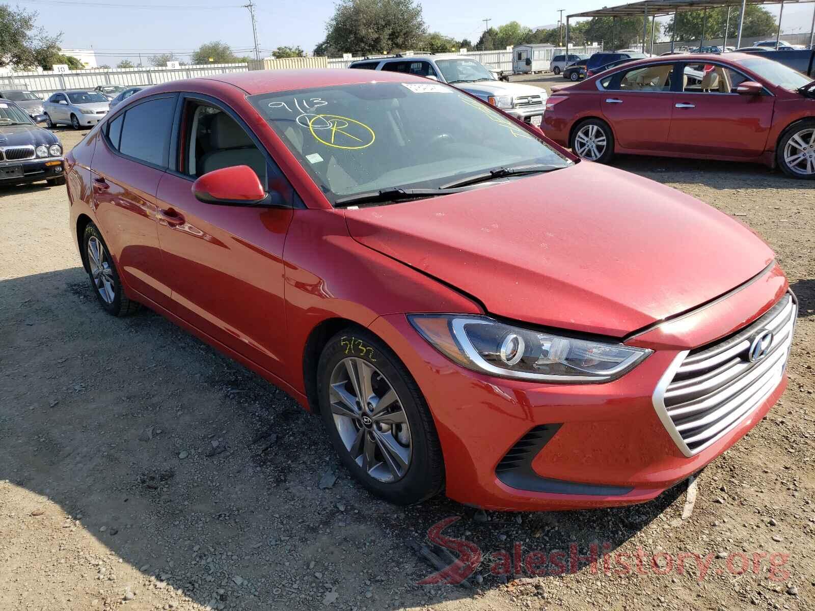 5NPD84LF1HH076178 2017 HYUNDAI ELANTRA