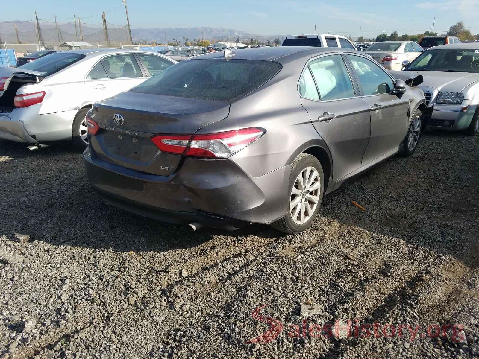 4T1B11HK0KU744044 2019 TOYOTA CAMRY