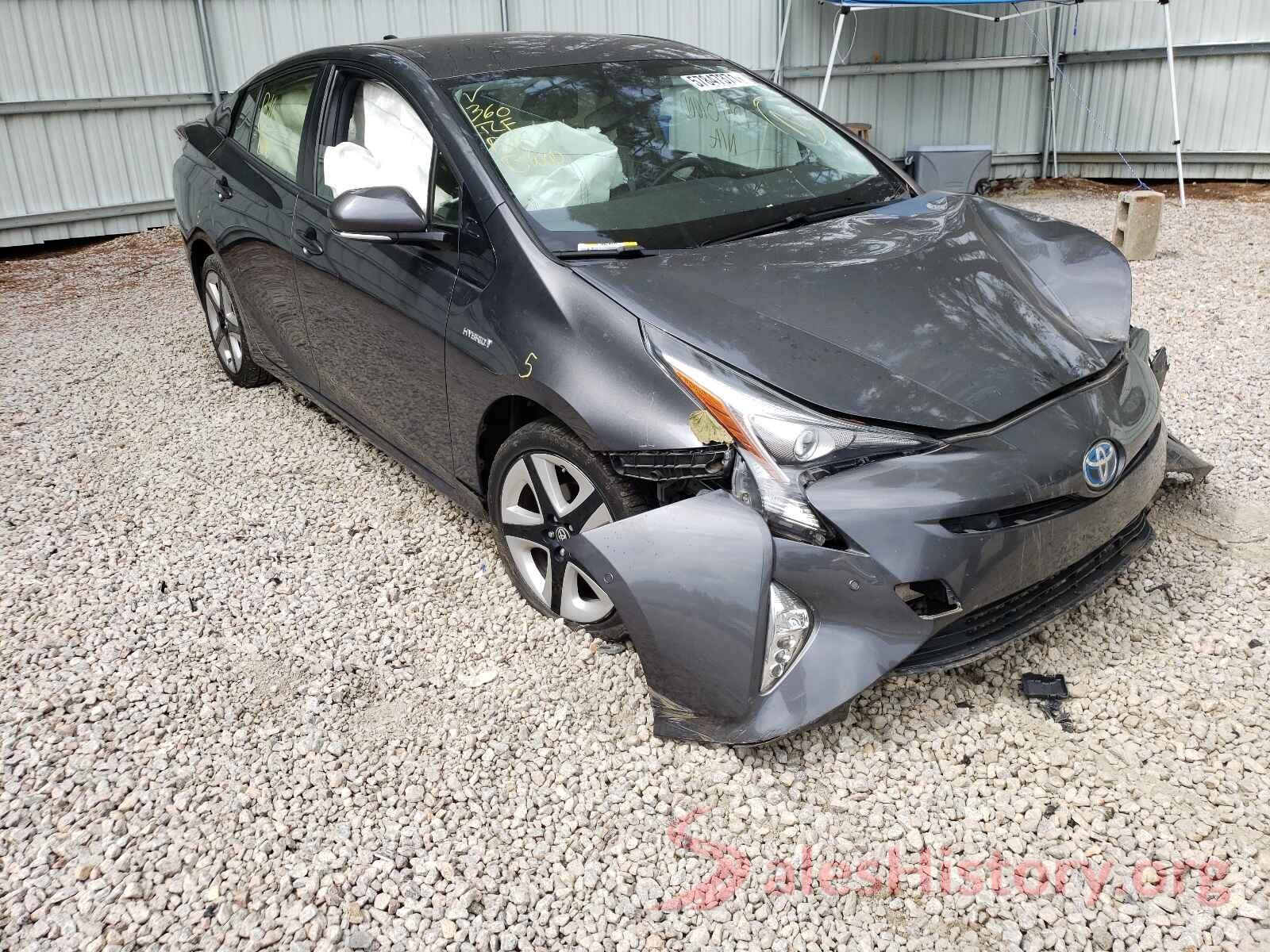 JTDKARFU6G3008052 2016 TOYOTA PRIUS