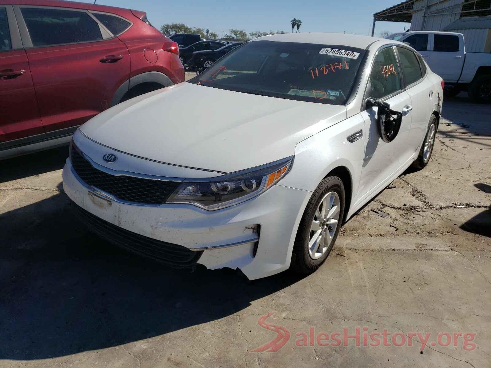 5XXGT4L39GG118771 2016 KIA OPTIMA