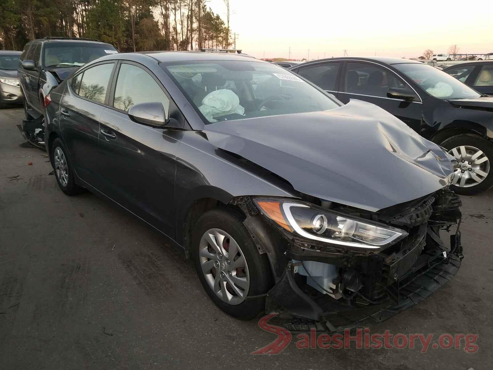 KMHD74LF7HU072009 2017 HYUNDAI ELANTRA