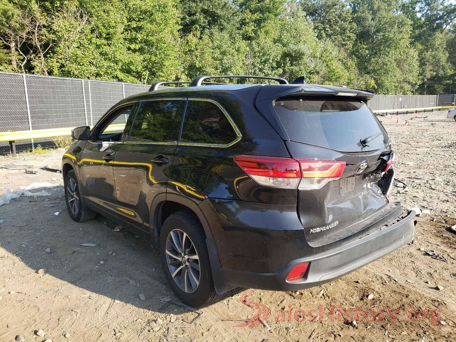 5TDJZRFH3HS395439 2017 TOYOTA HIGHLANDER