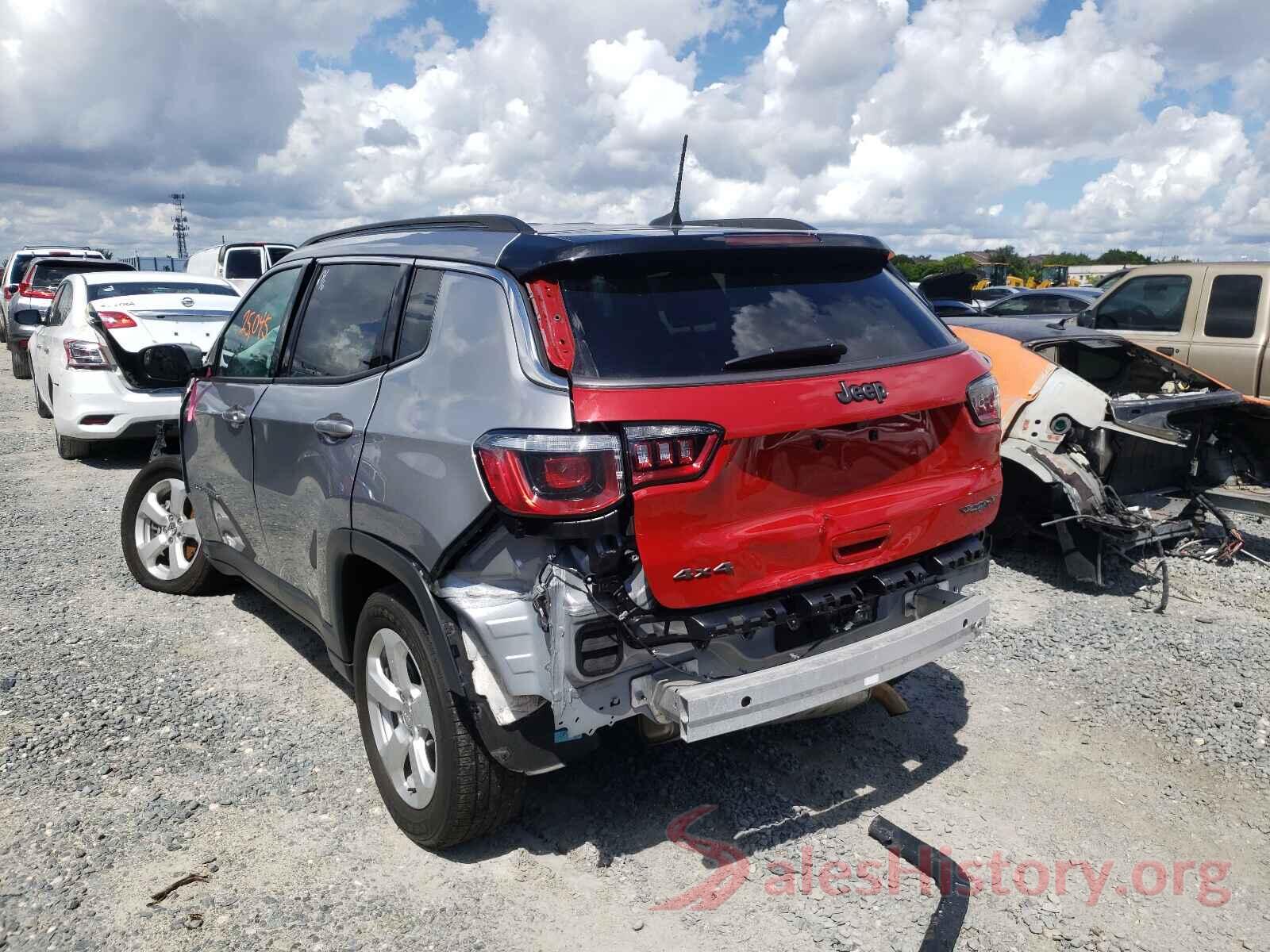 3C4NJDBBXKT593557 2019 JEEP COMPASS