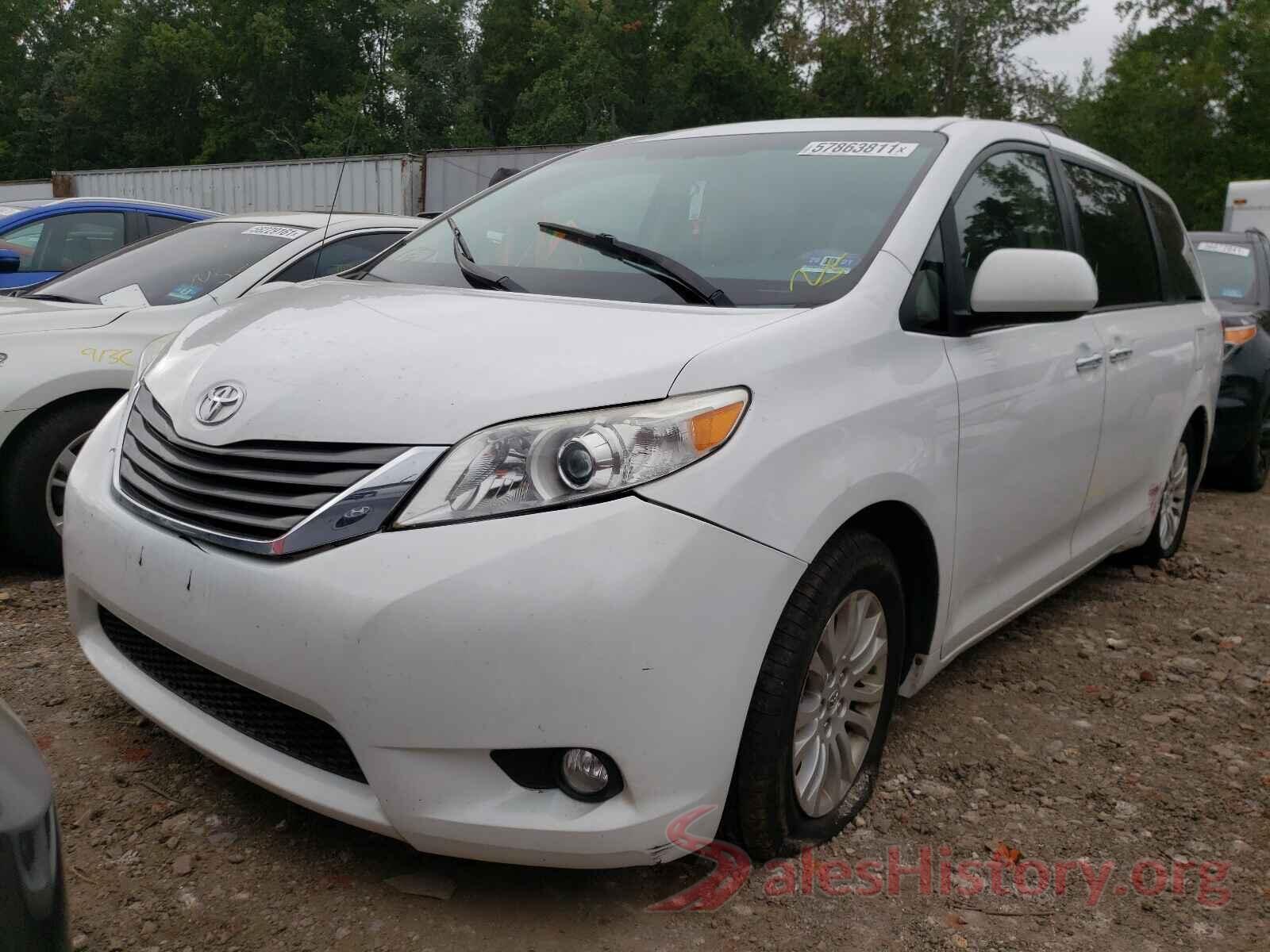 5TDYK3DC2ES525861 2014 TOYOTA SIENNA