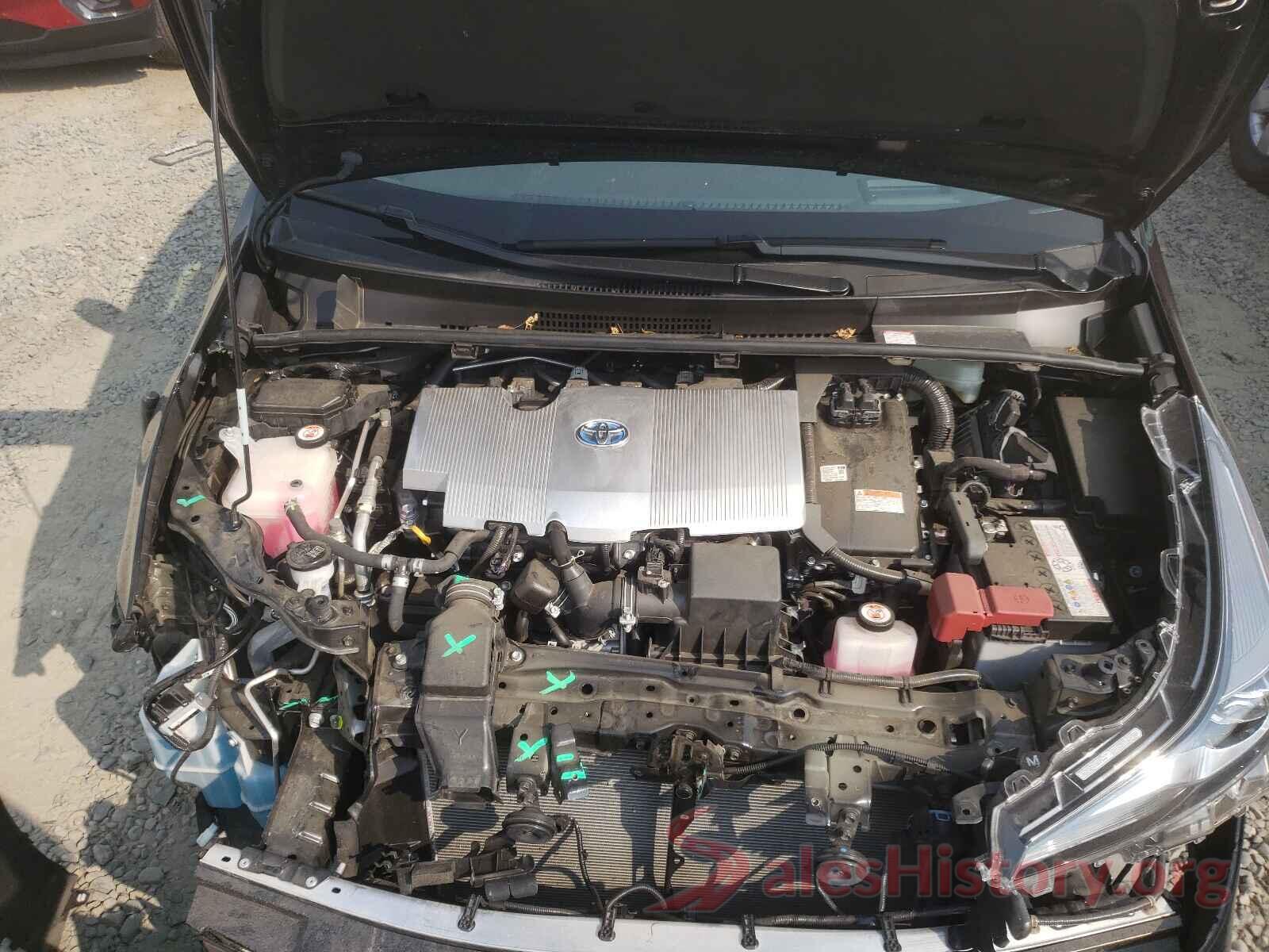 JTDKARFU5K3095306 2019 TOYOTA PRIUS