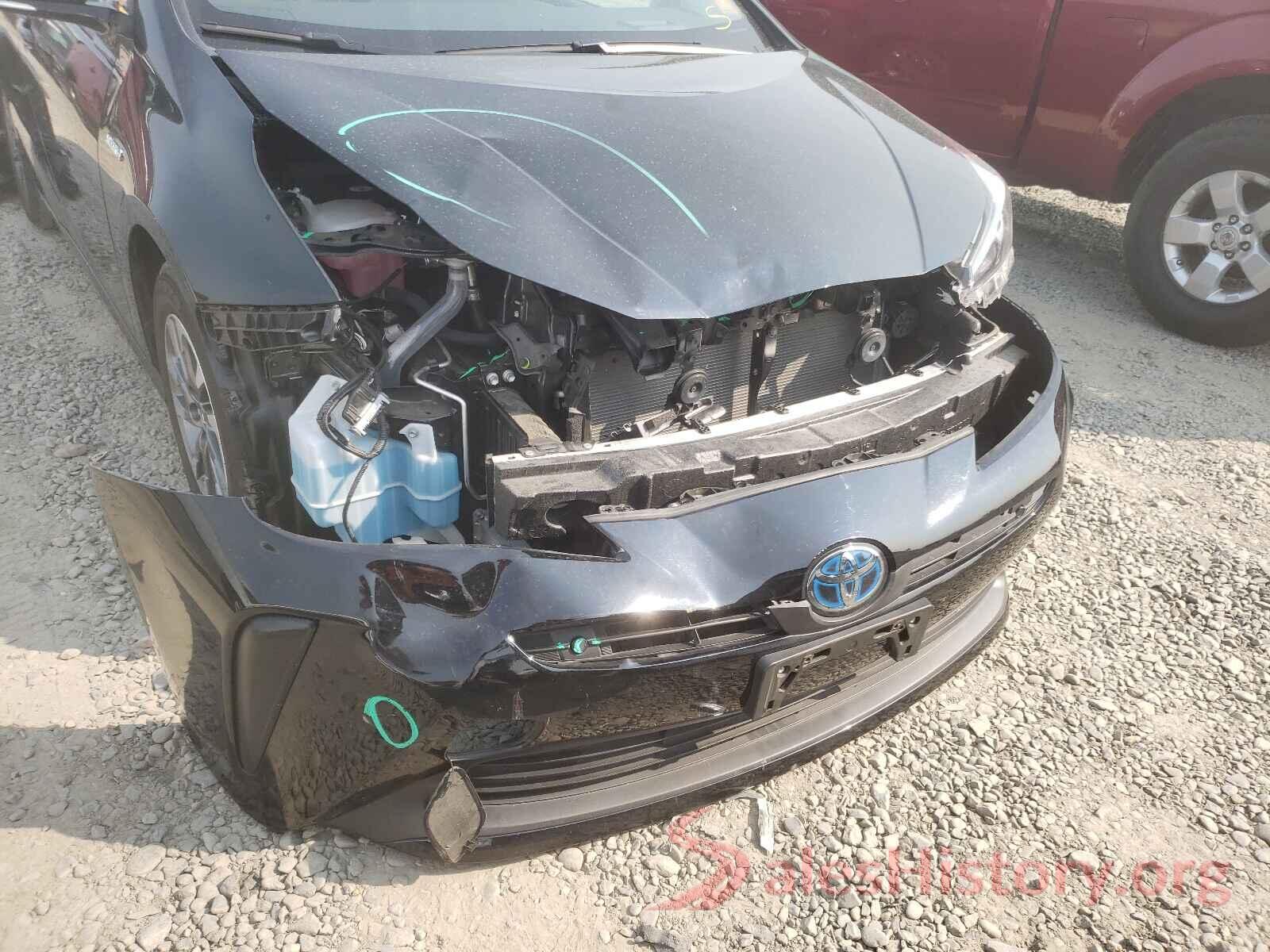 JTDKARFU5K3095306 2019 TOYOTA PRIUS