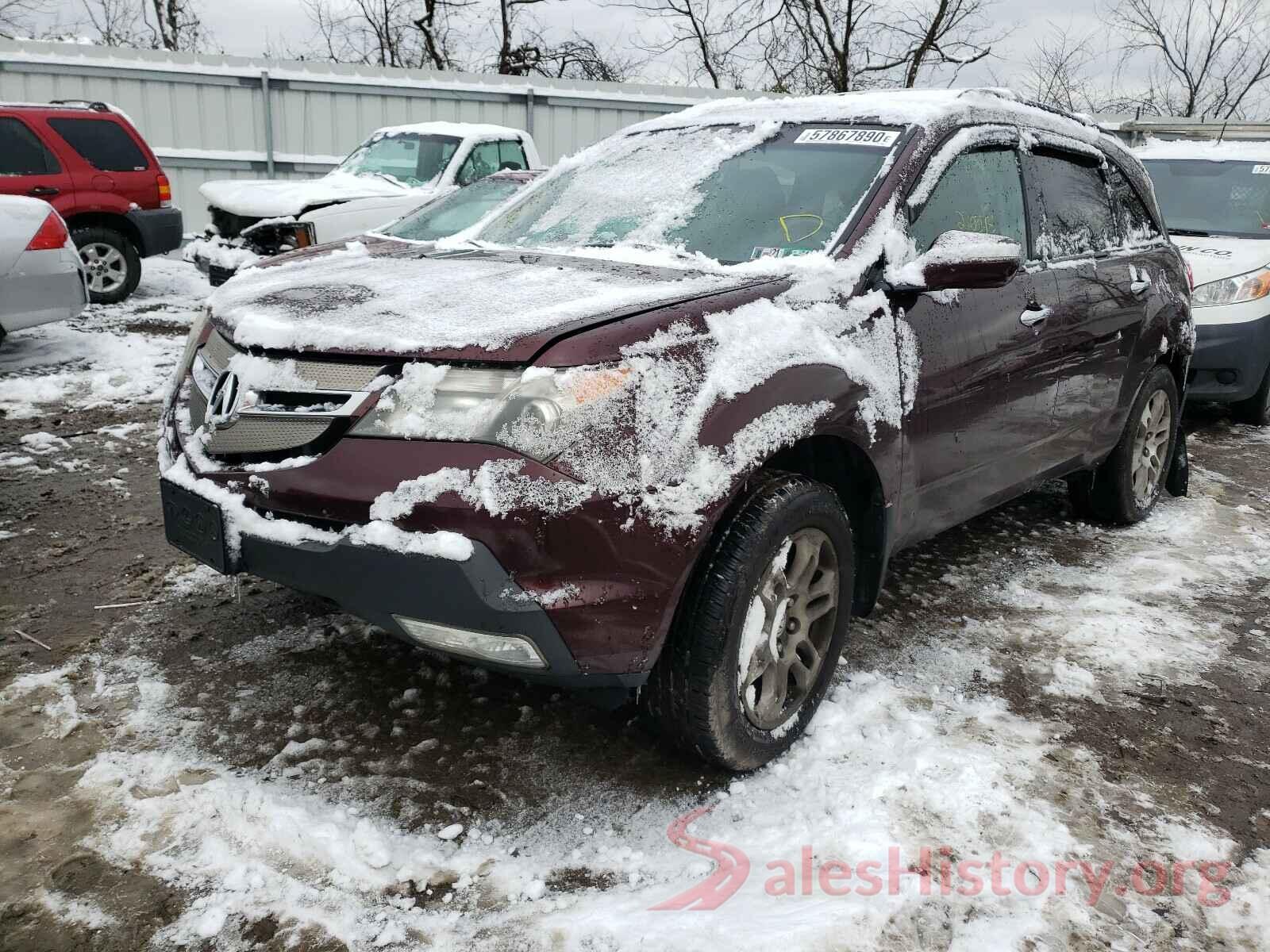 2HNYD28237H545456 2007 ACURA MDX