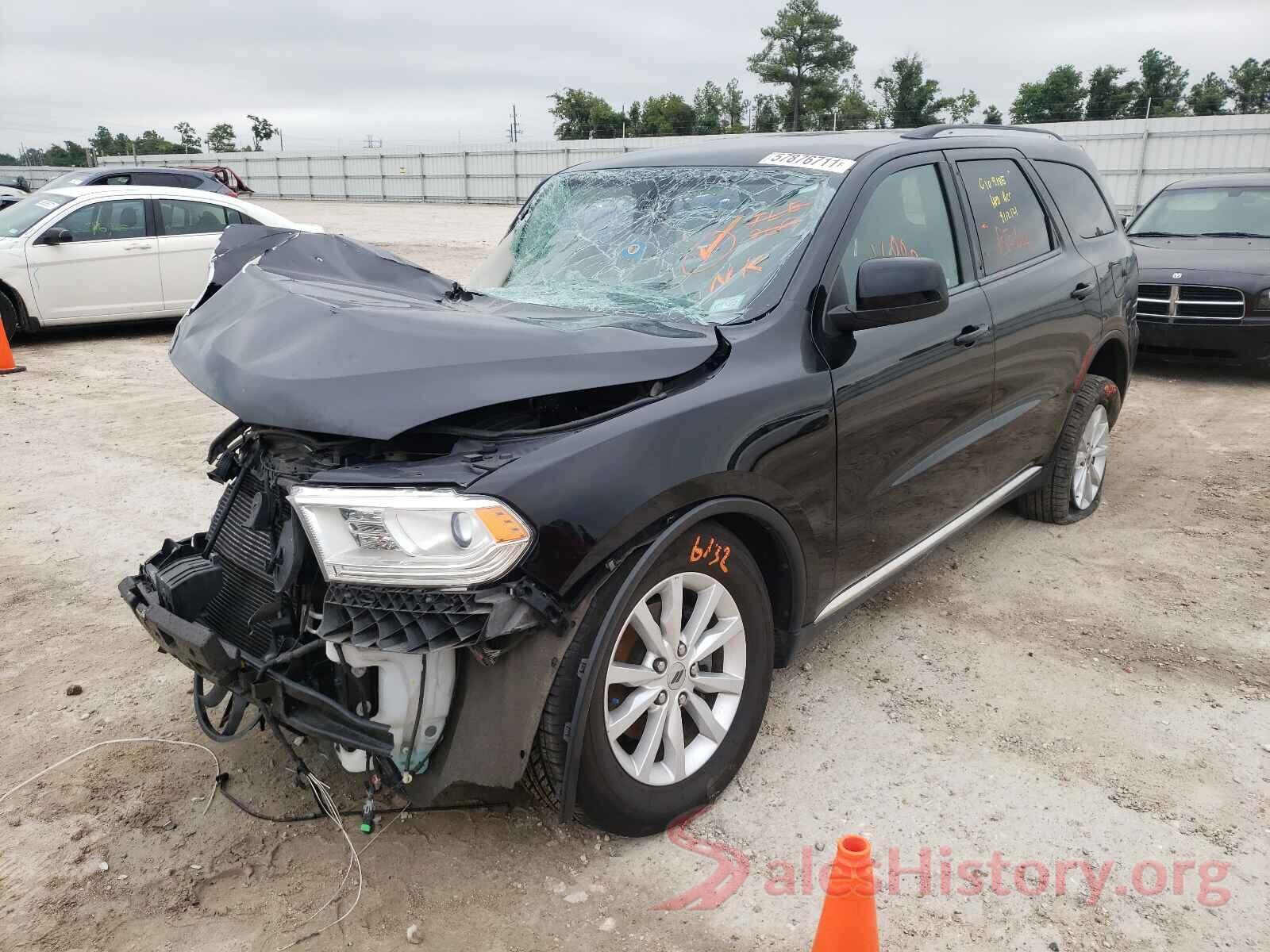 1C4RDJAG8KC585523 2019 DODGE DURANGO