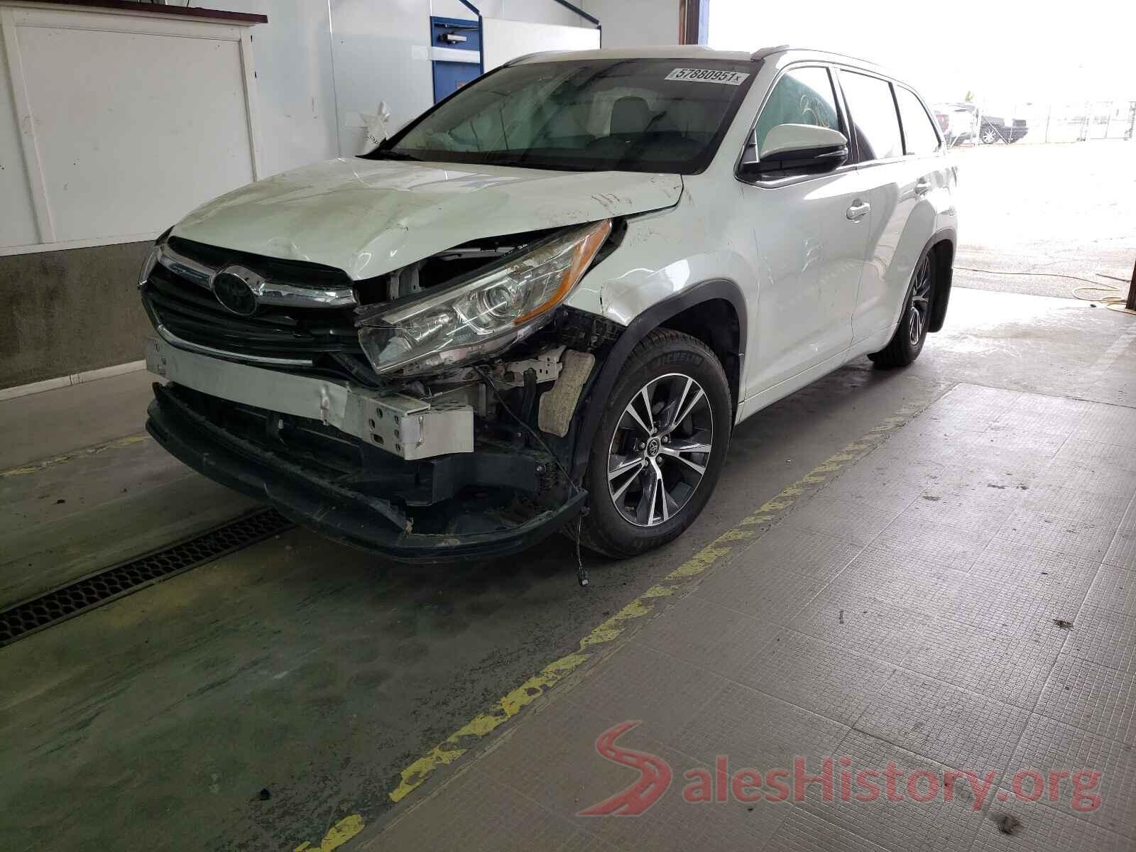 5TDJKRFH5GS505586 2016 TOYOTA HIGHLANDER