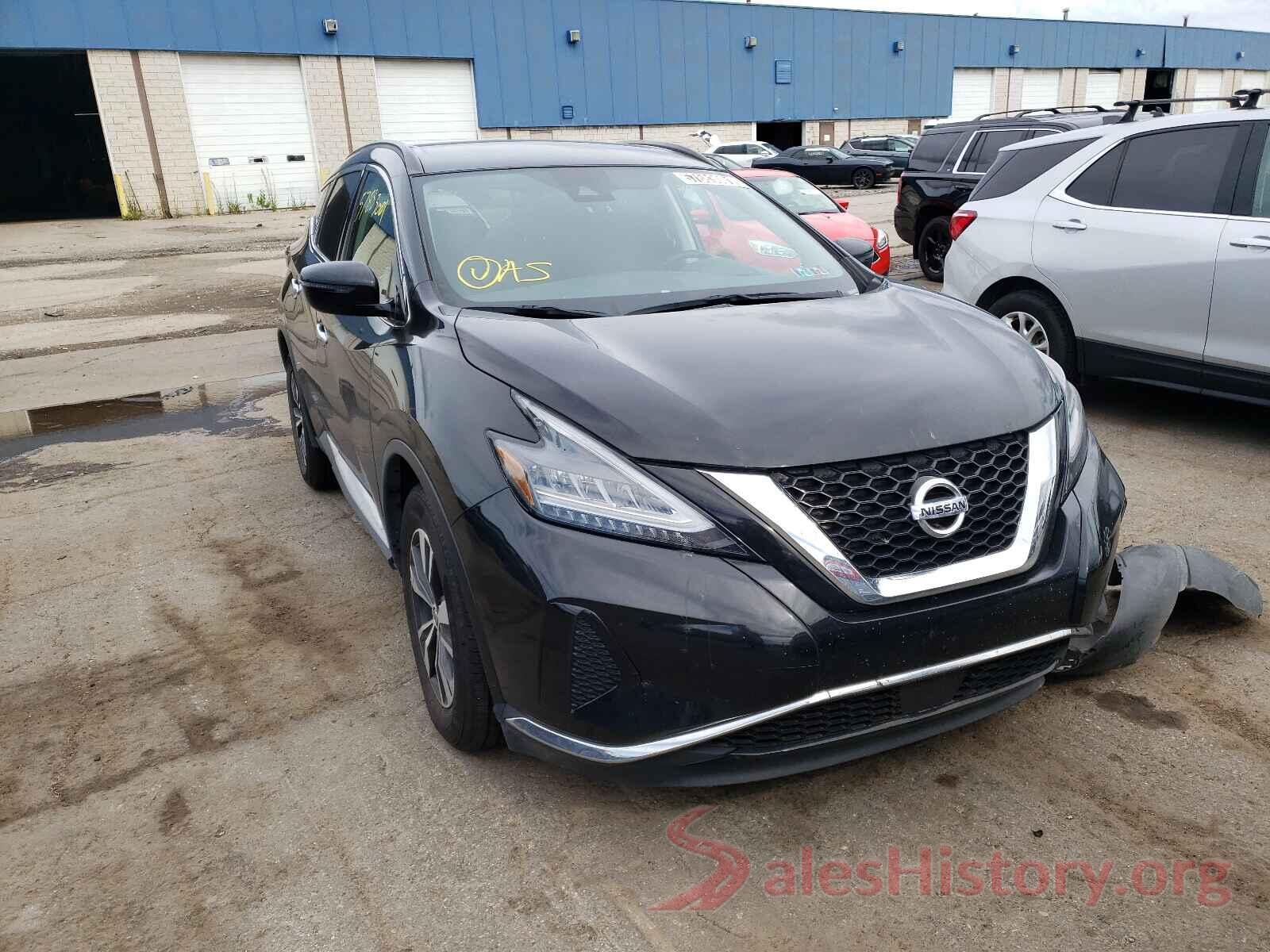 5N1AZ2BSXLN100582 2020 NISSAN MURANO