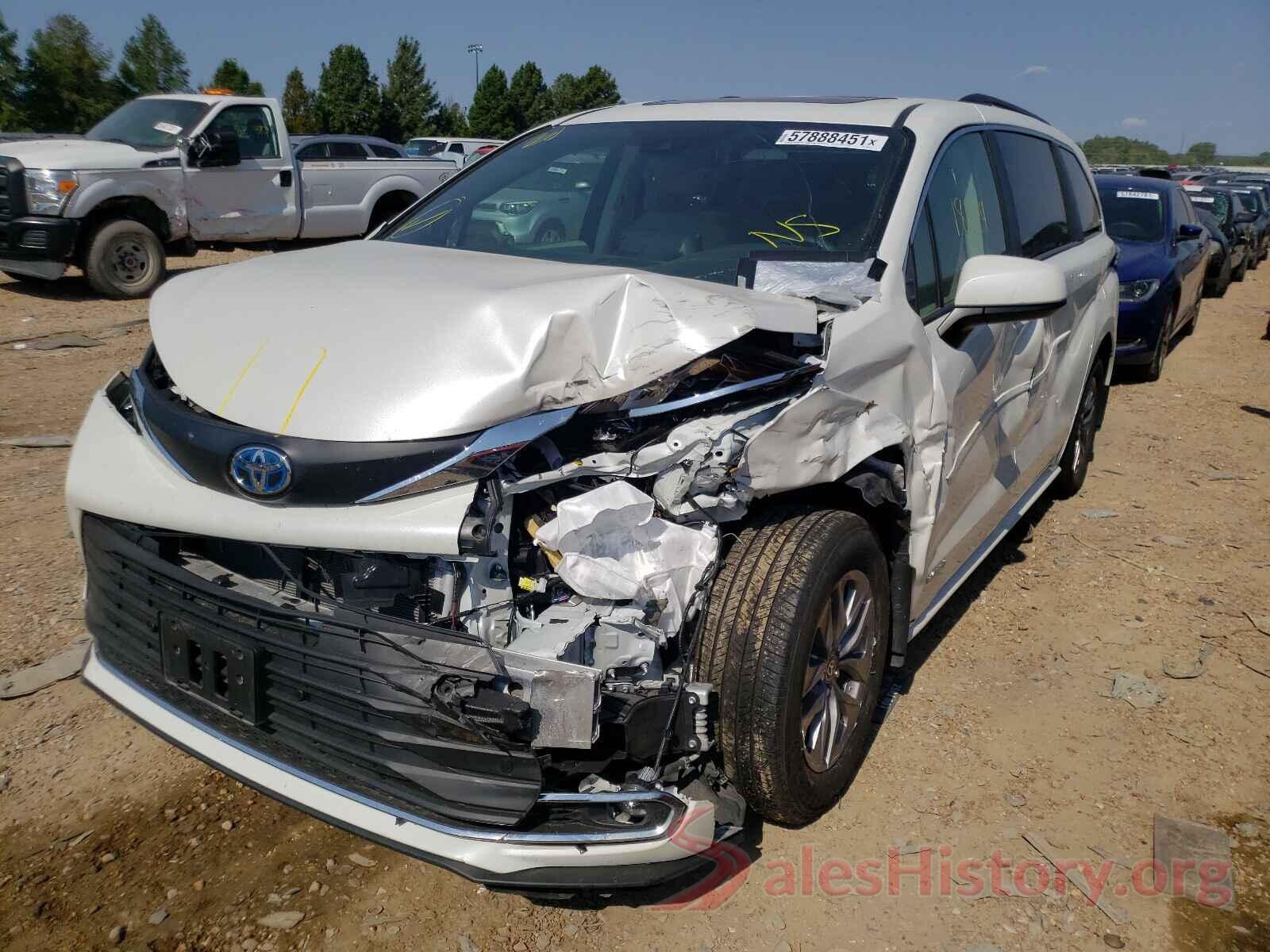 5TDJSKFC4MS002574 2021 TOYOTA SIENNA