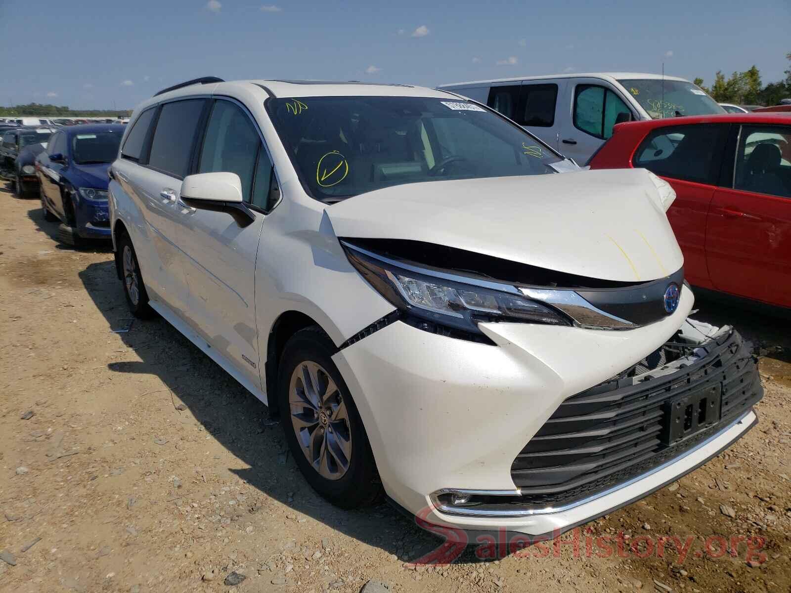 5TDJSKFC4MS002574 2021 TOYOTA SIENNA