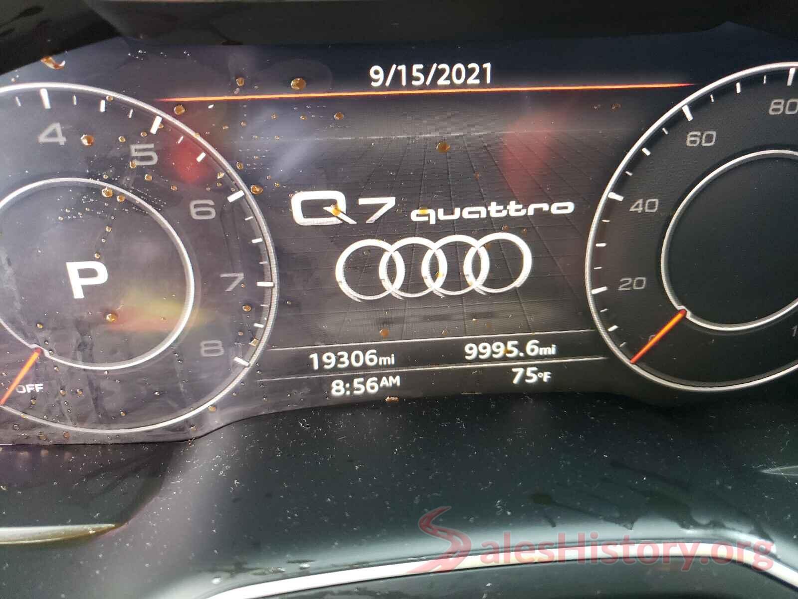 WA1LAAF70KD040184 2019 AUDI Q7