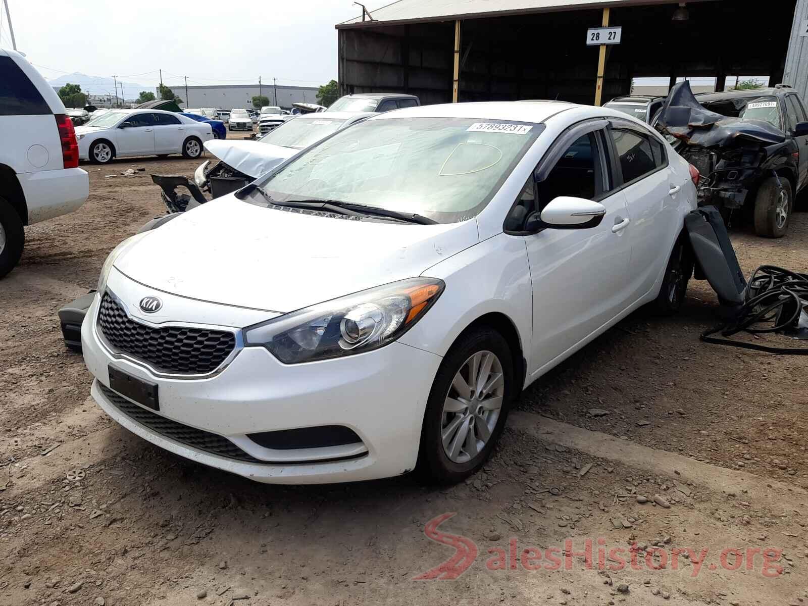 KNAFX4A67G5528077 2016 KIA FORTE