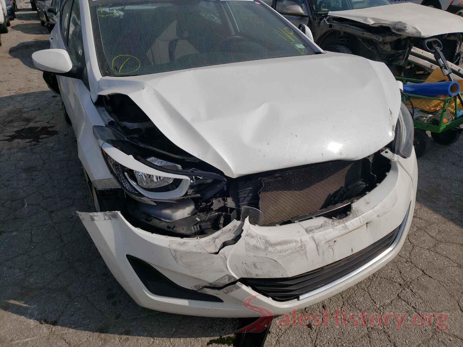 5NPDH4AE2GH672263 2016 HYUNDAI ELANTRA