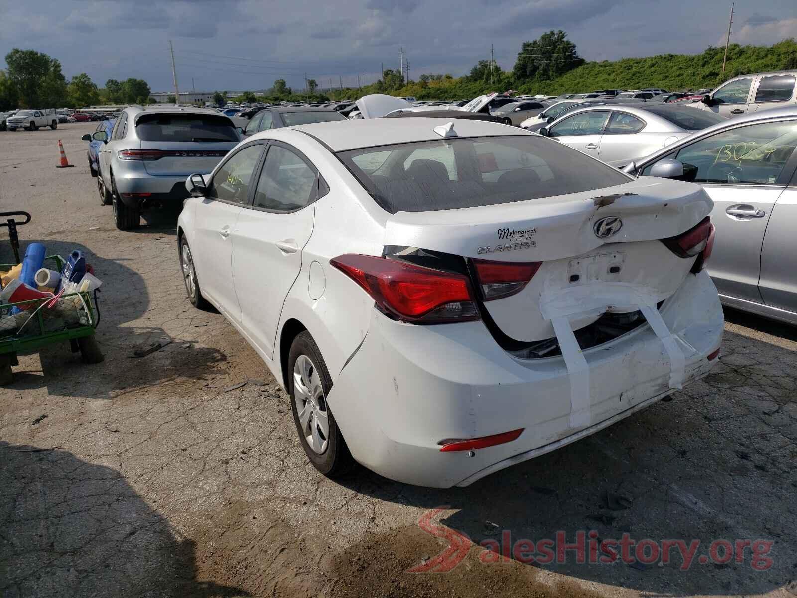 5NPDH4AE2GH672263 2016 HYUNDAI ELANTRA