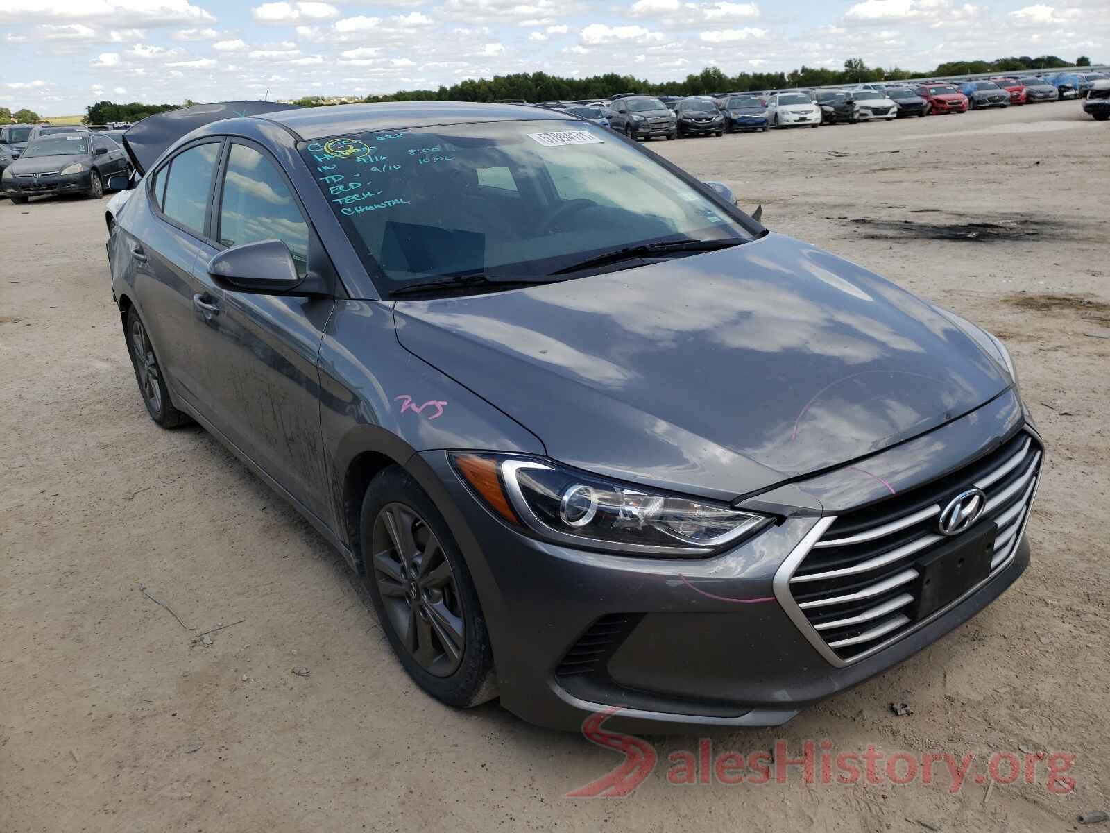 5NPD84LF9JH338132 2018 HYUNDAI ELANTRA