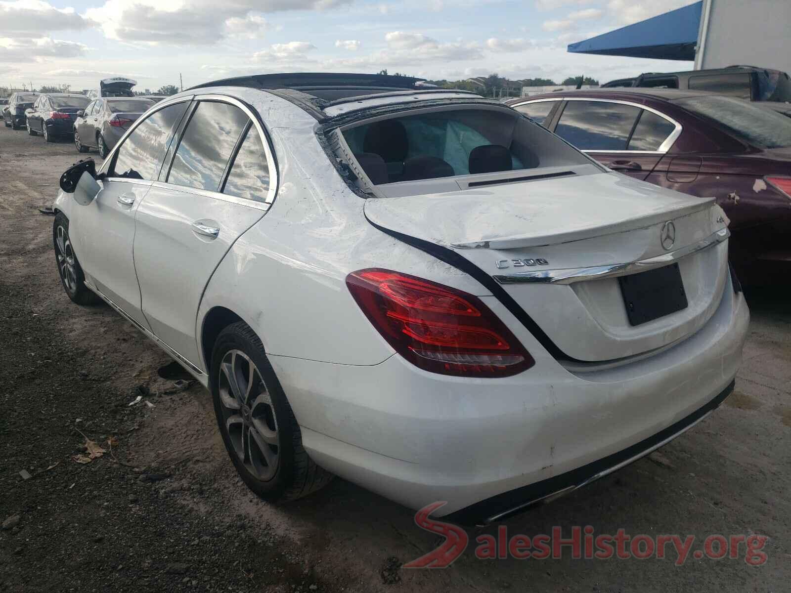 55SWF4KB8HU213305 2017 MERCEDES-BENZ C CLASS