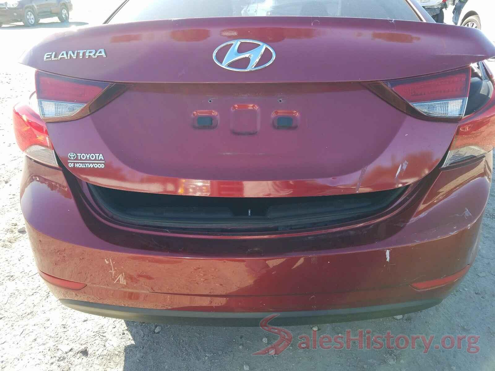 5NPDH4AE3GH730090 2016 HYUNDAI ELANTRA