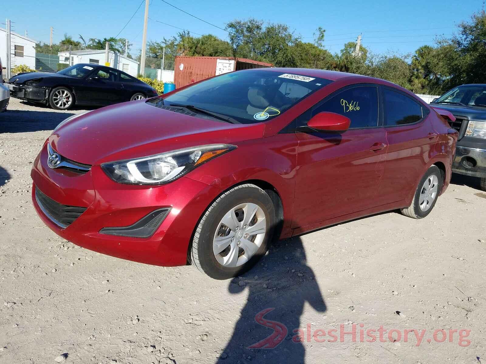 5NPDH4AE3GH730090 2016 HYUNDAI ELANTRA