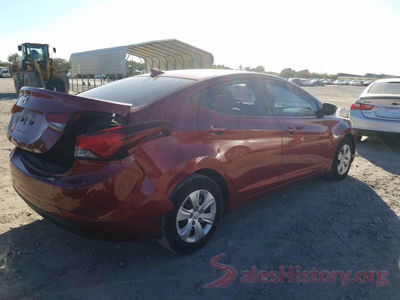 5NPDH4AE3GH730090 2016 HYUNDAI ELANTRA