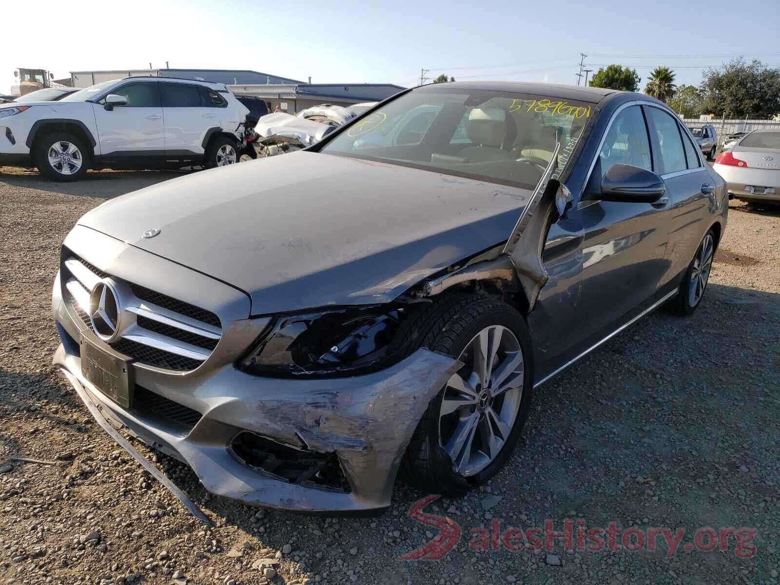 WDDWF4JB7JR406666 2018 MERCEDES-BENZ C-CLASS