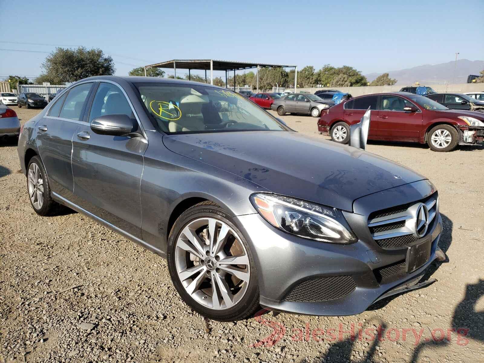 WDDWF4JB7JR406666 2018 MERCEDES-BENZ C-CLASS