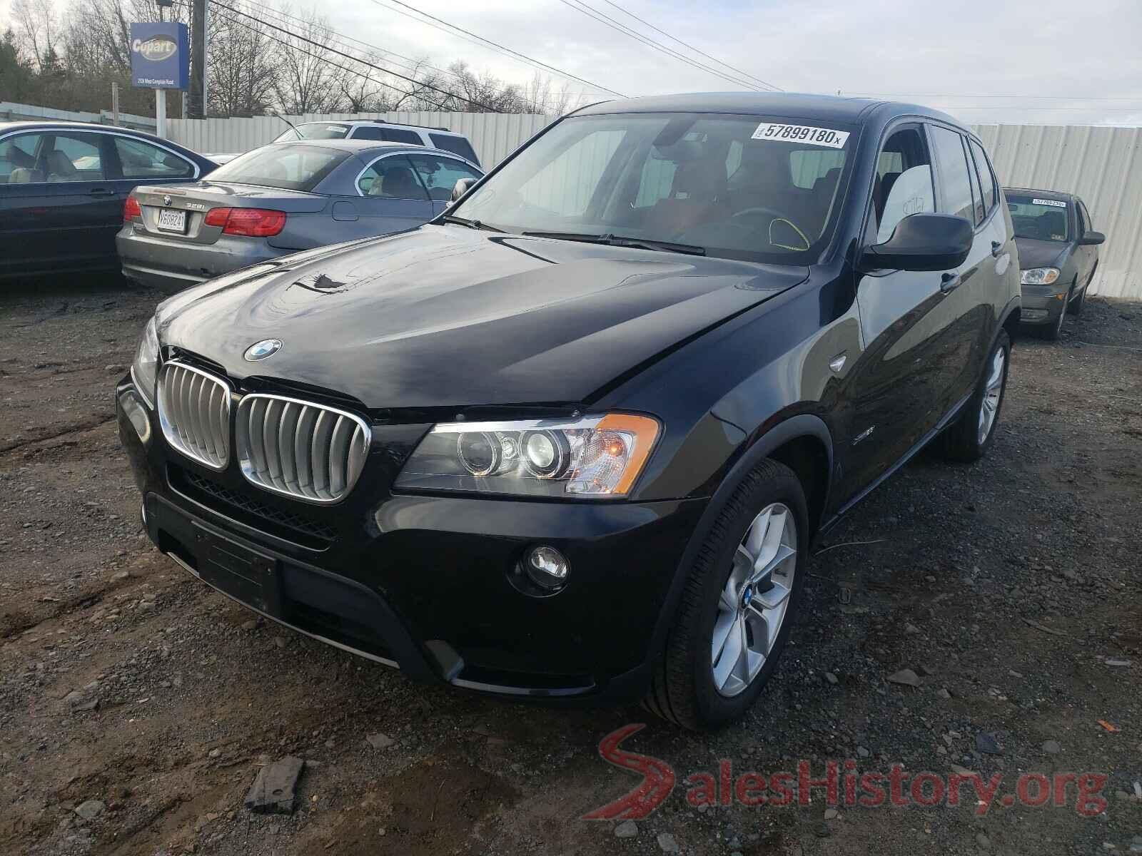 5UXWX9C58D0A29349 2013 BMW X3