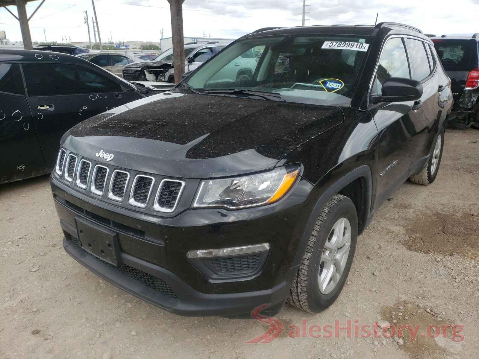 3C4NJCAB4KT833116 2019 JEEP COMPASS