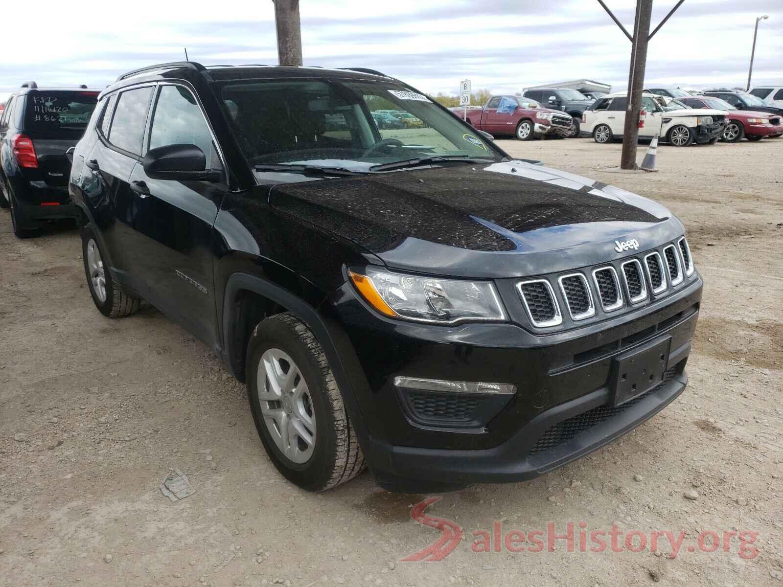 3C4NJCAB4KT833116 2019 JEEP COMPASS