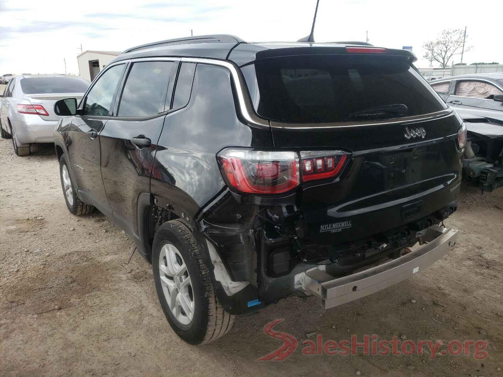 3C4NJCAB4KT833116 2019 JEEP COMPASS