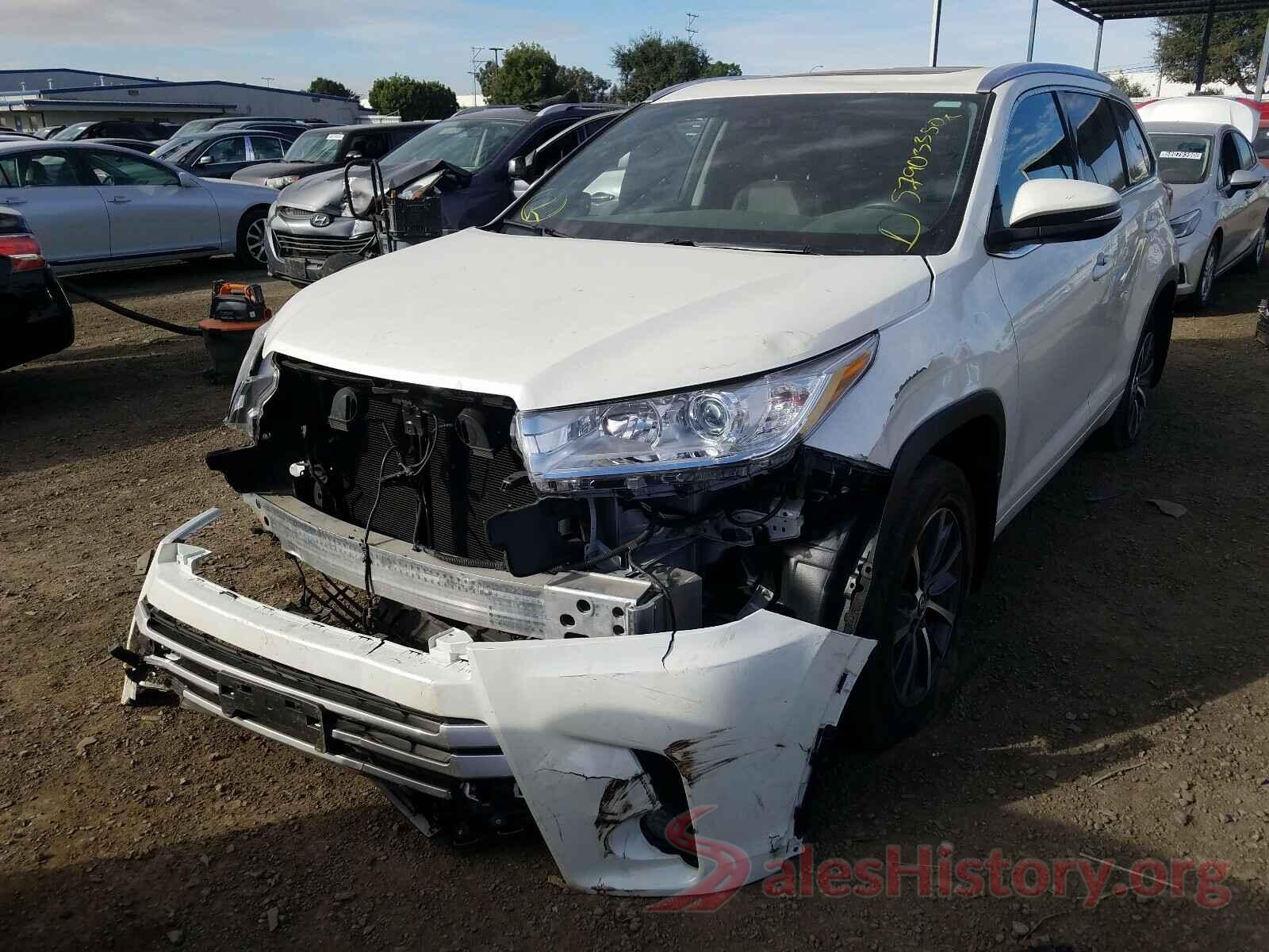 5TDJZRFH0HS398816 2017 TOYOTA HIGHLANDER