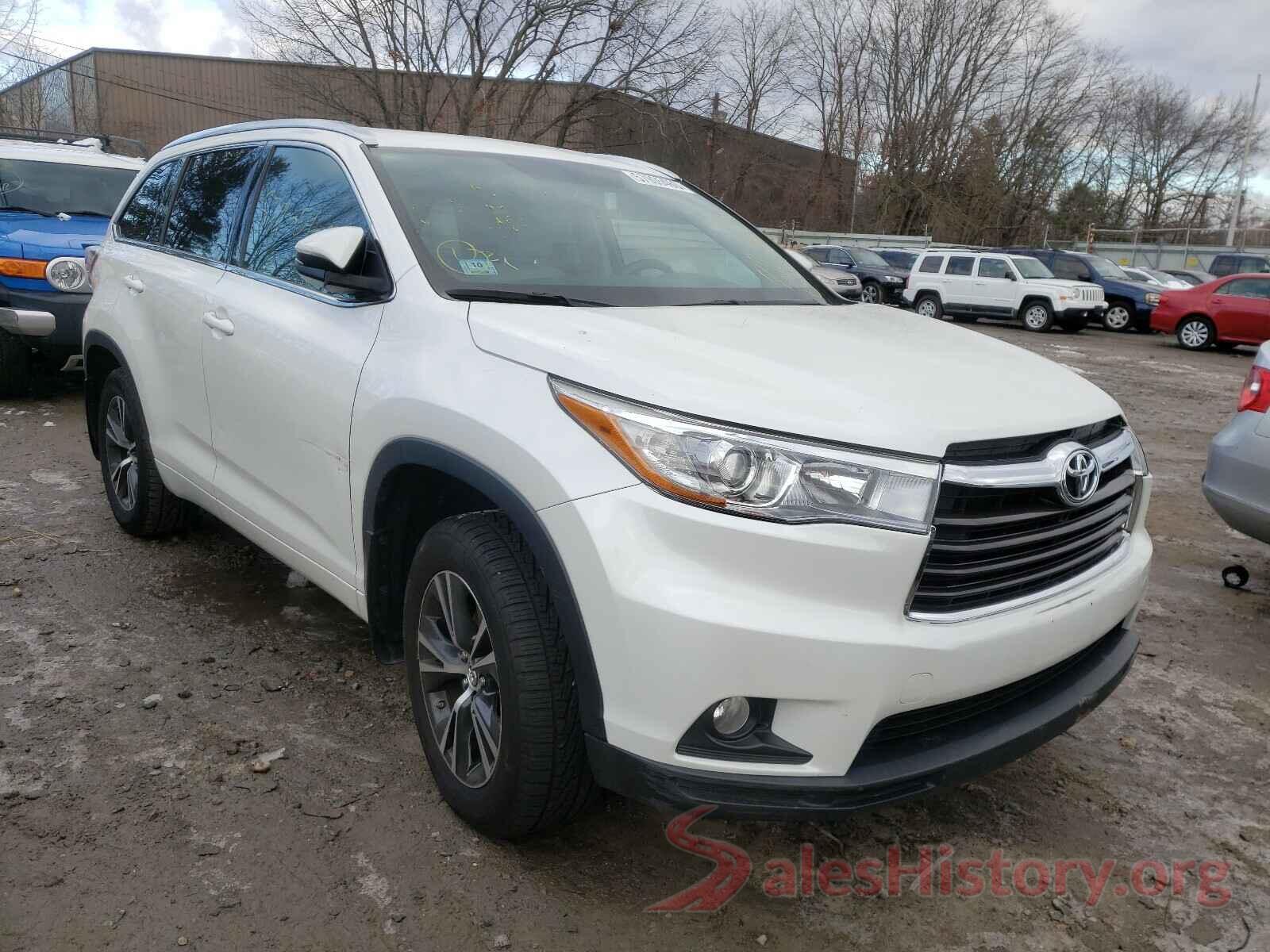 5TDJKRFH1GS335601 2016 TOYOTA HIGHLANDER