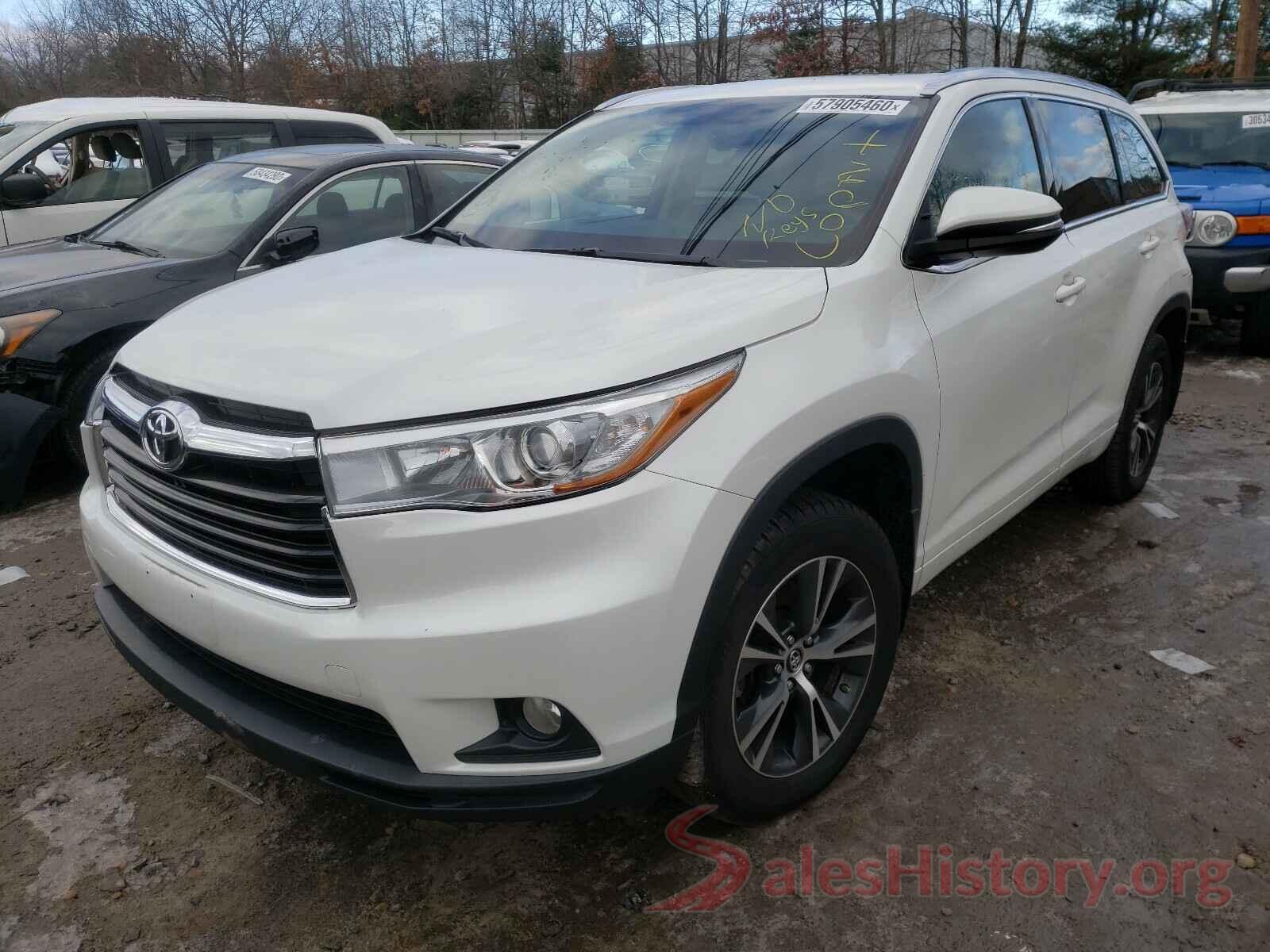 5TDJKRFH1GS335601 2016 TOYOTA HIGHLANDER