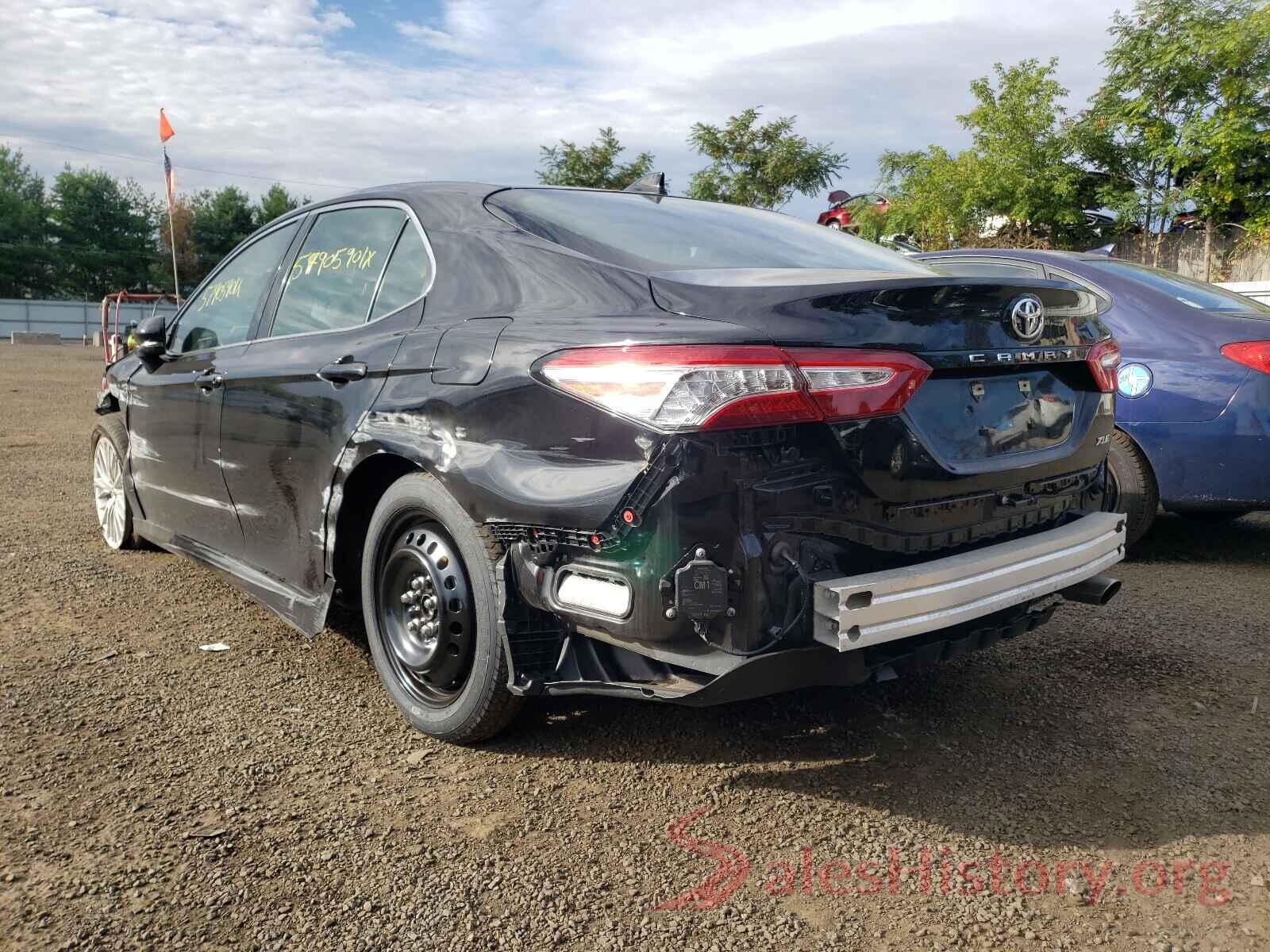 4T1B11HKXKU784020 2019 TOYOTA CAMRY