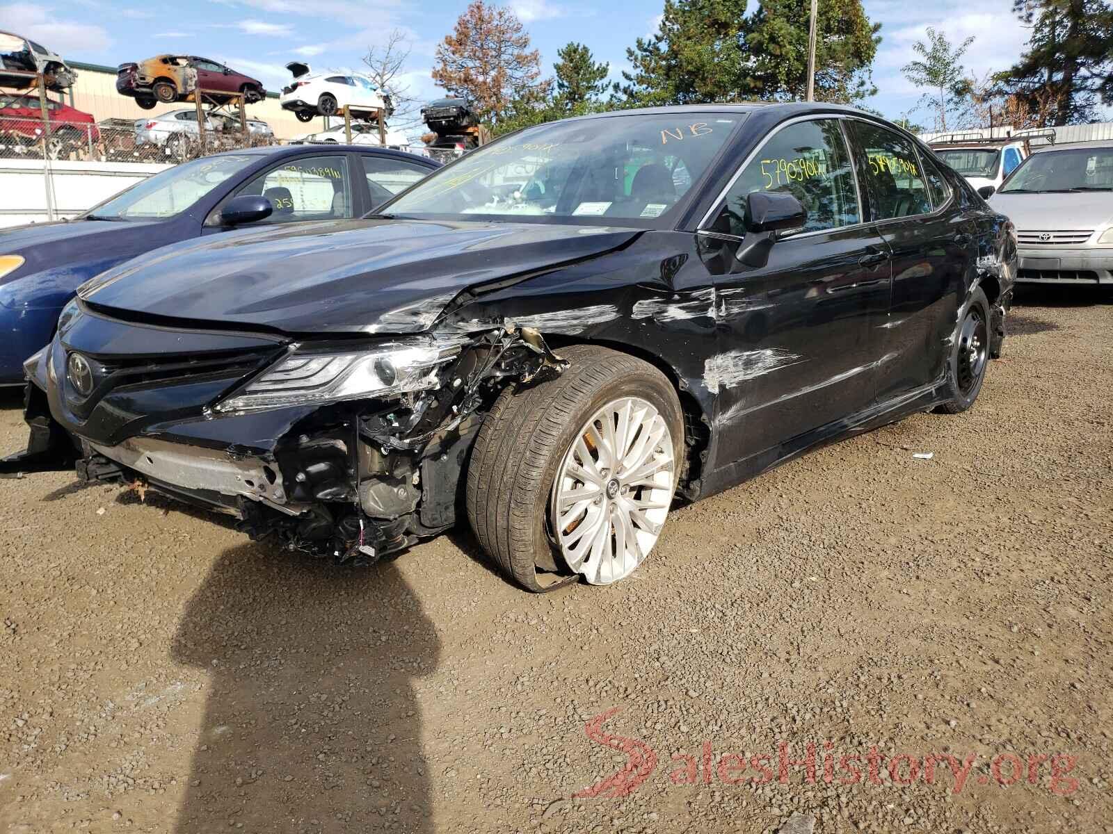 4T1B11HKXKU784020 2019 TOYOTA CAMRY