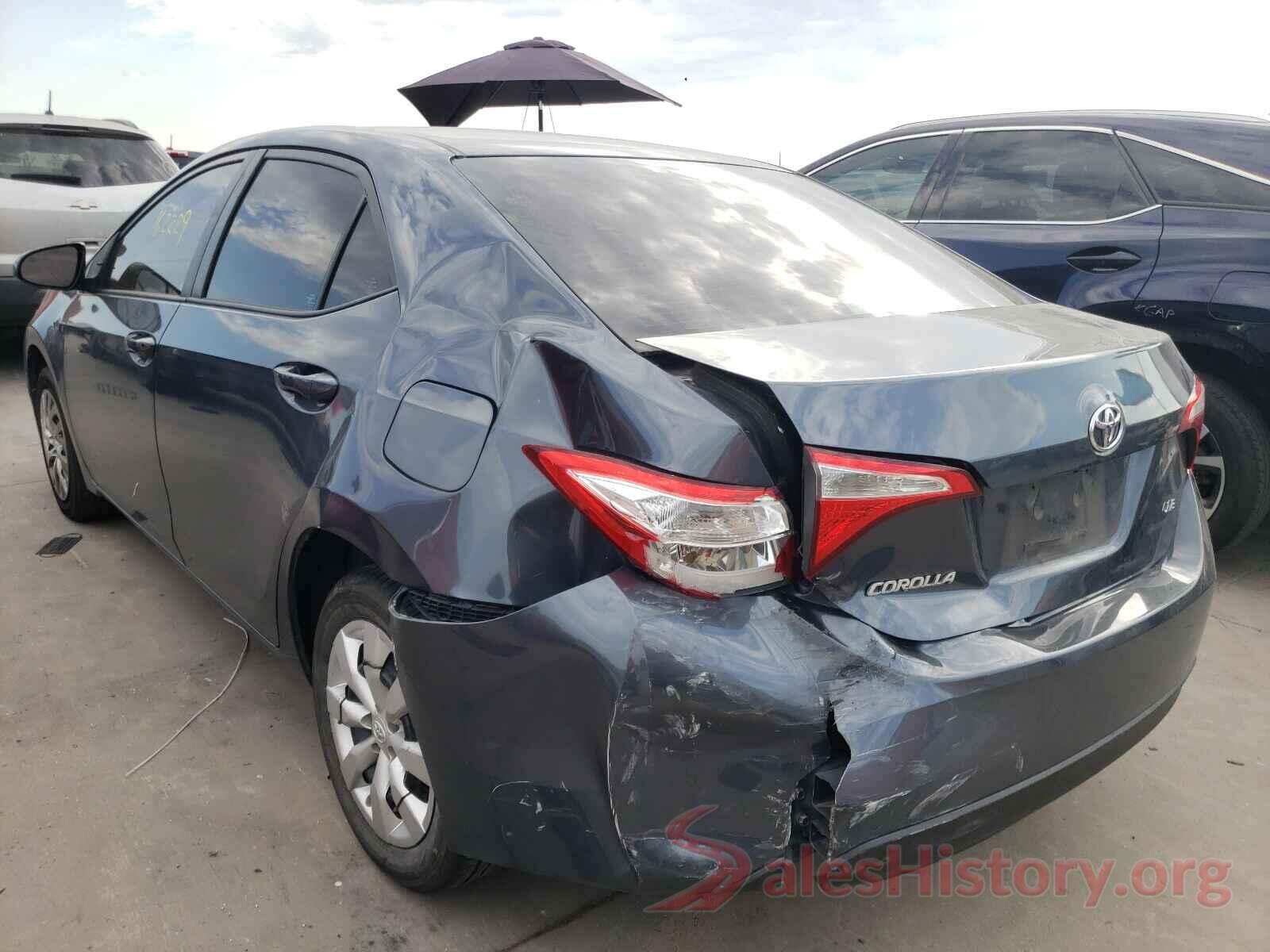 5YFBURHE2GP477434 2016 TOYOTA COROLLA