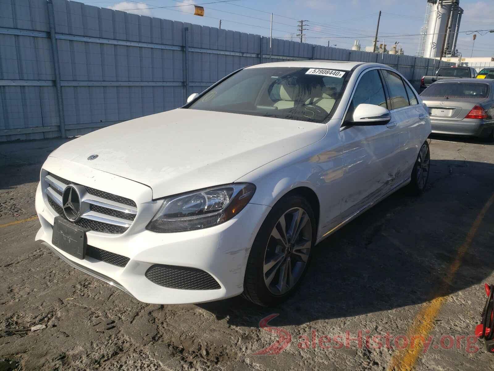 55SWF4JB5JU263988 2018 MERCEDES-BENZ C CLASS