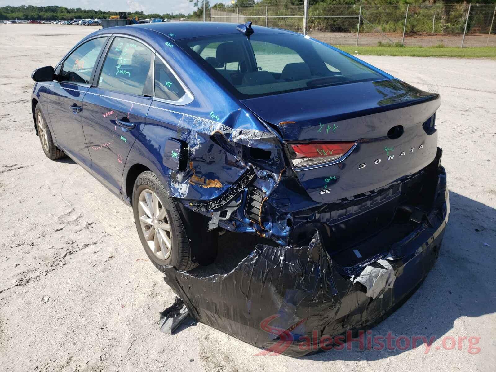 5NPE24AF0JH604596 2018 HYUNDAI SONATA