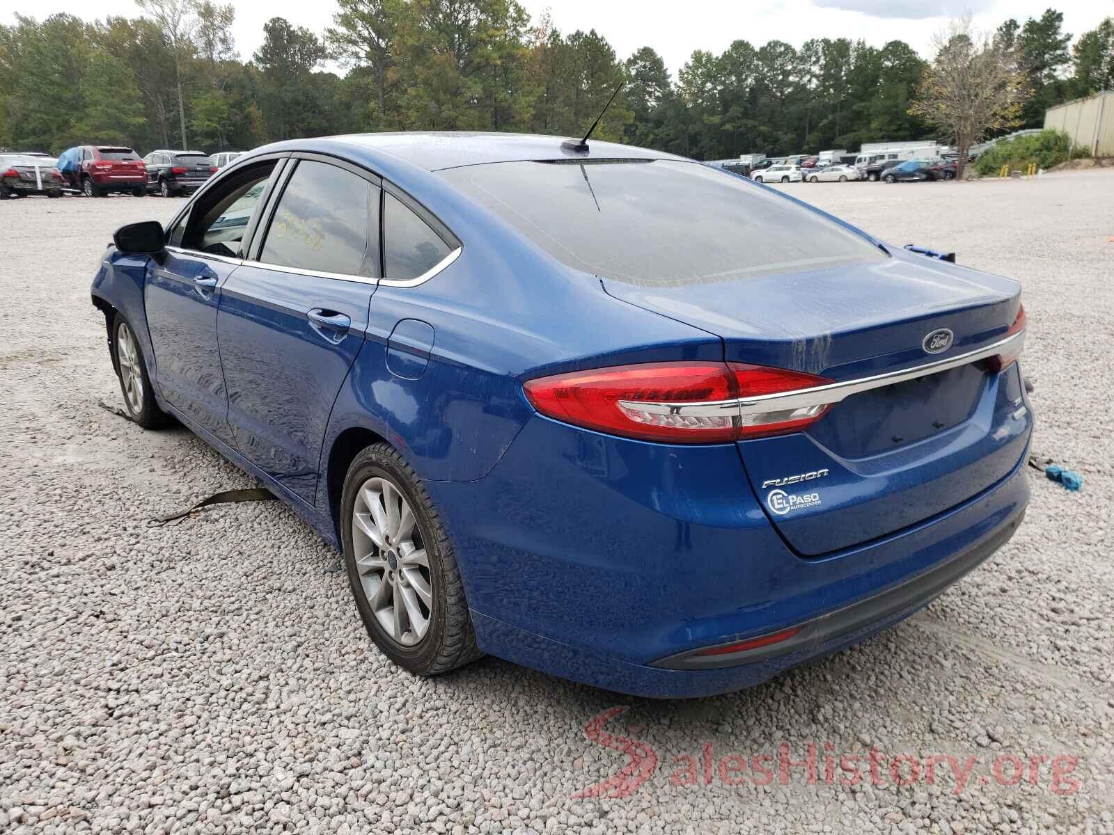 3FA6P0HD9HR293458 2017 FORD FUSION